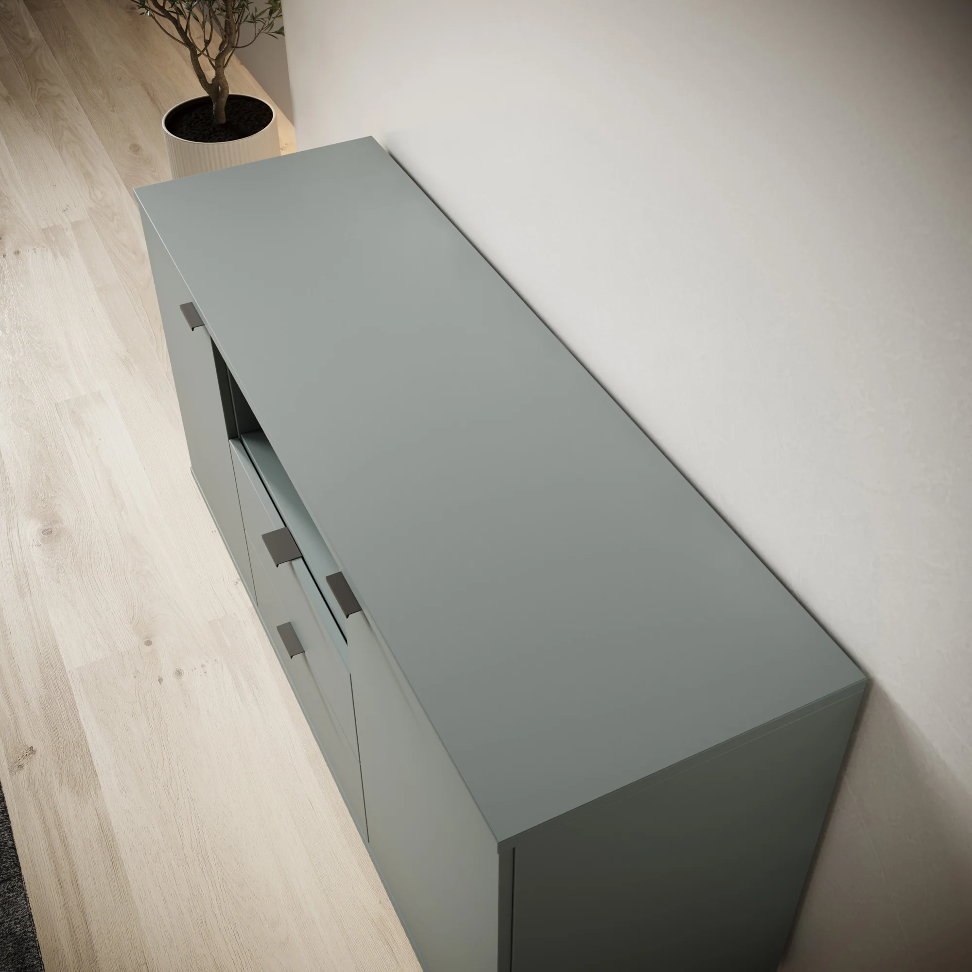 Galeno - TV-Meubel - Groen - 130x41x63 cm - Image 5