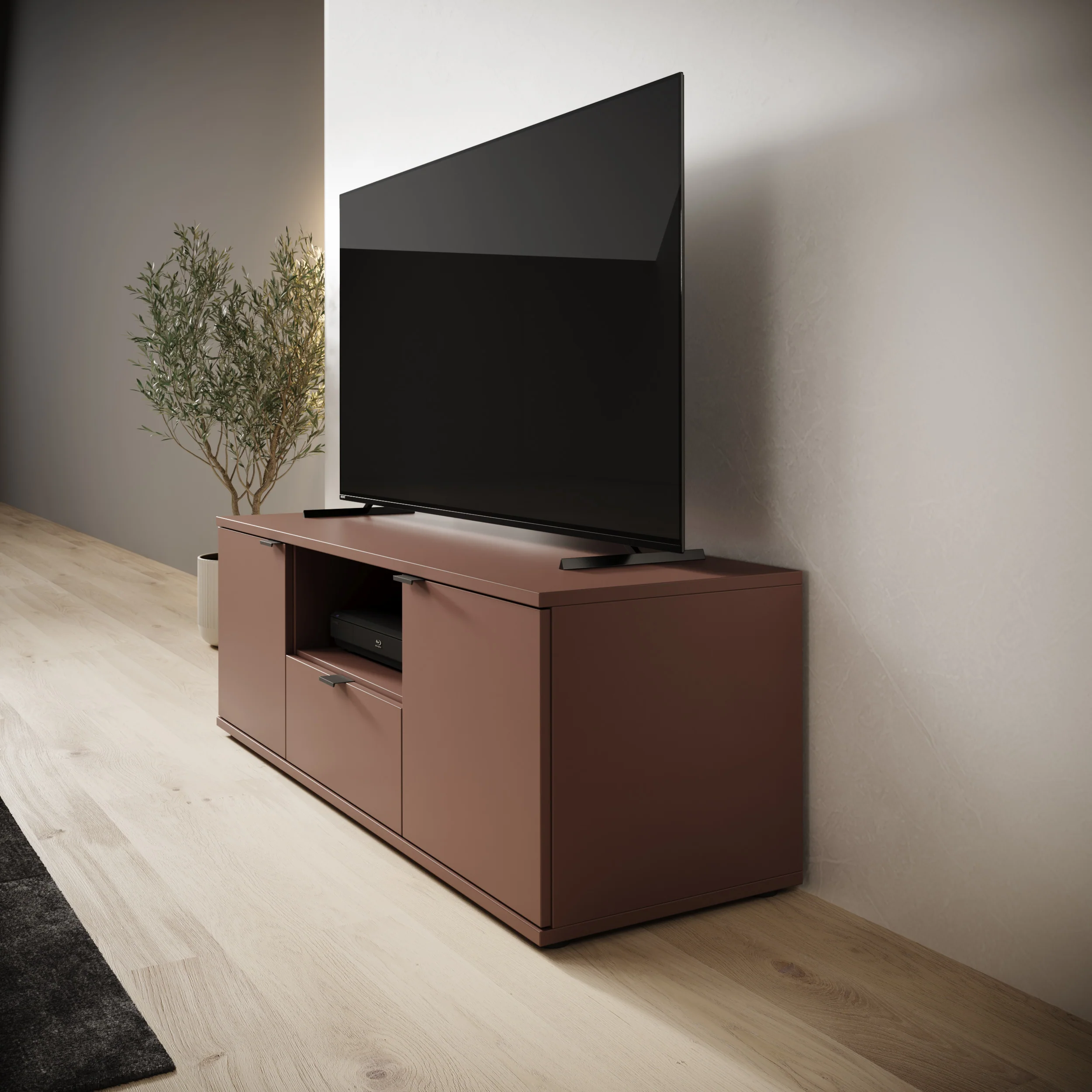 Galeno - TV-Meubel - Oudroze - 130x41x44 cm - Image 4