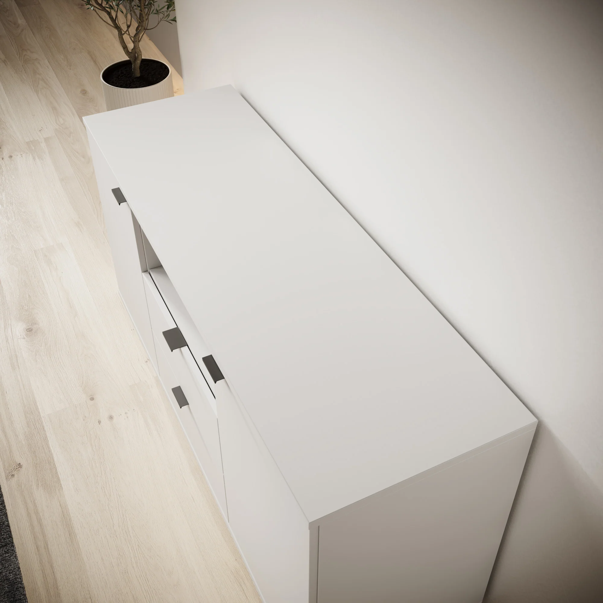 Galeno - TV-Meubel - Lichtgrijs - 130x41x63 cm - Image 5