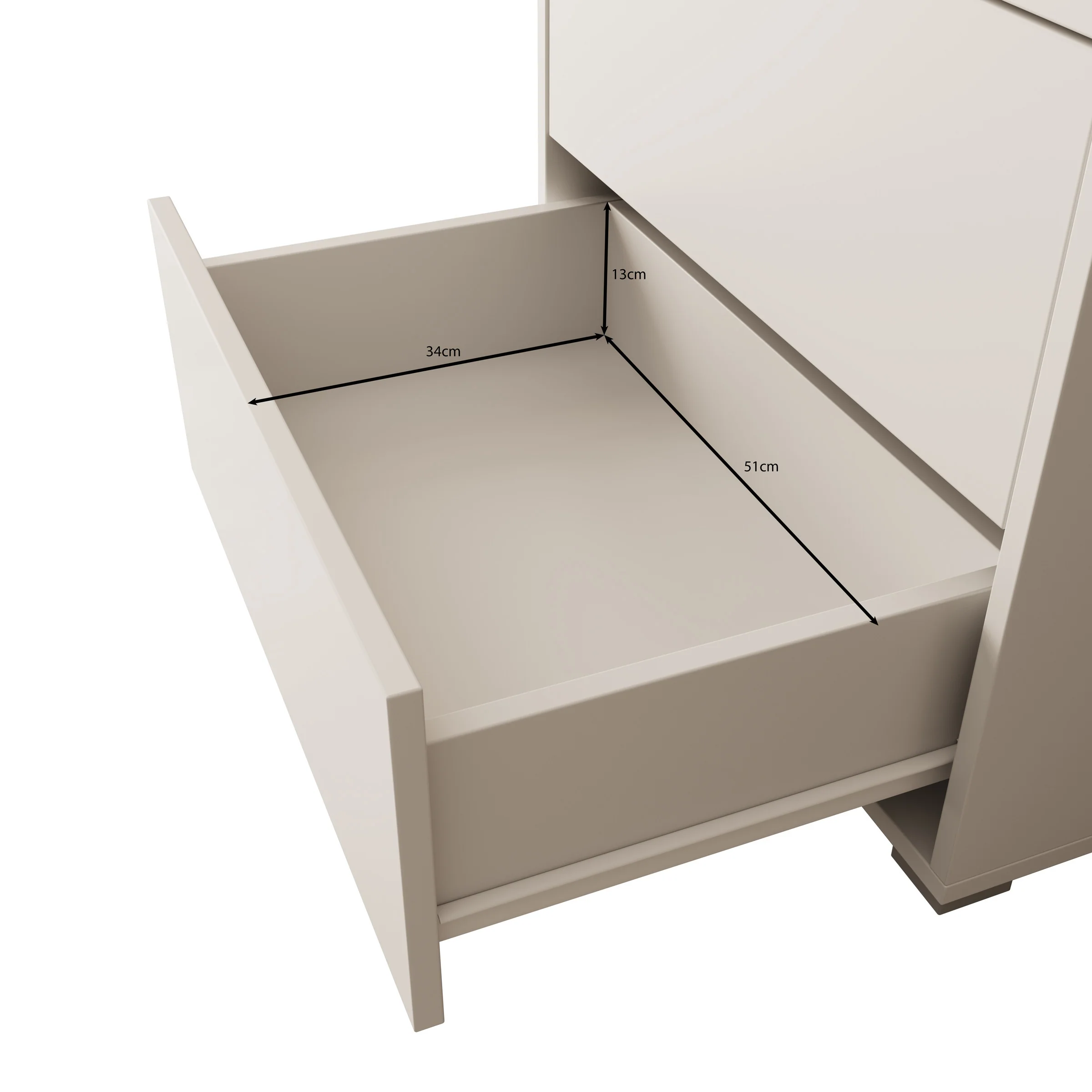 Gideon - Boekenkast - Beige - 60x40x178 cm - Image 6