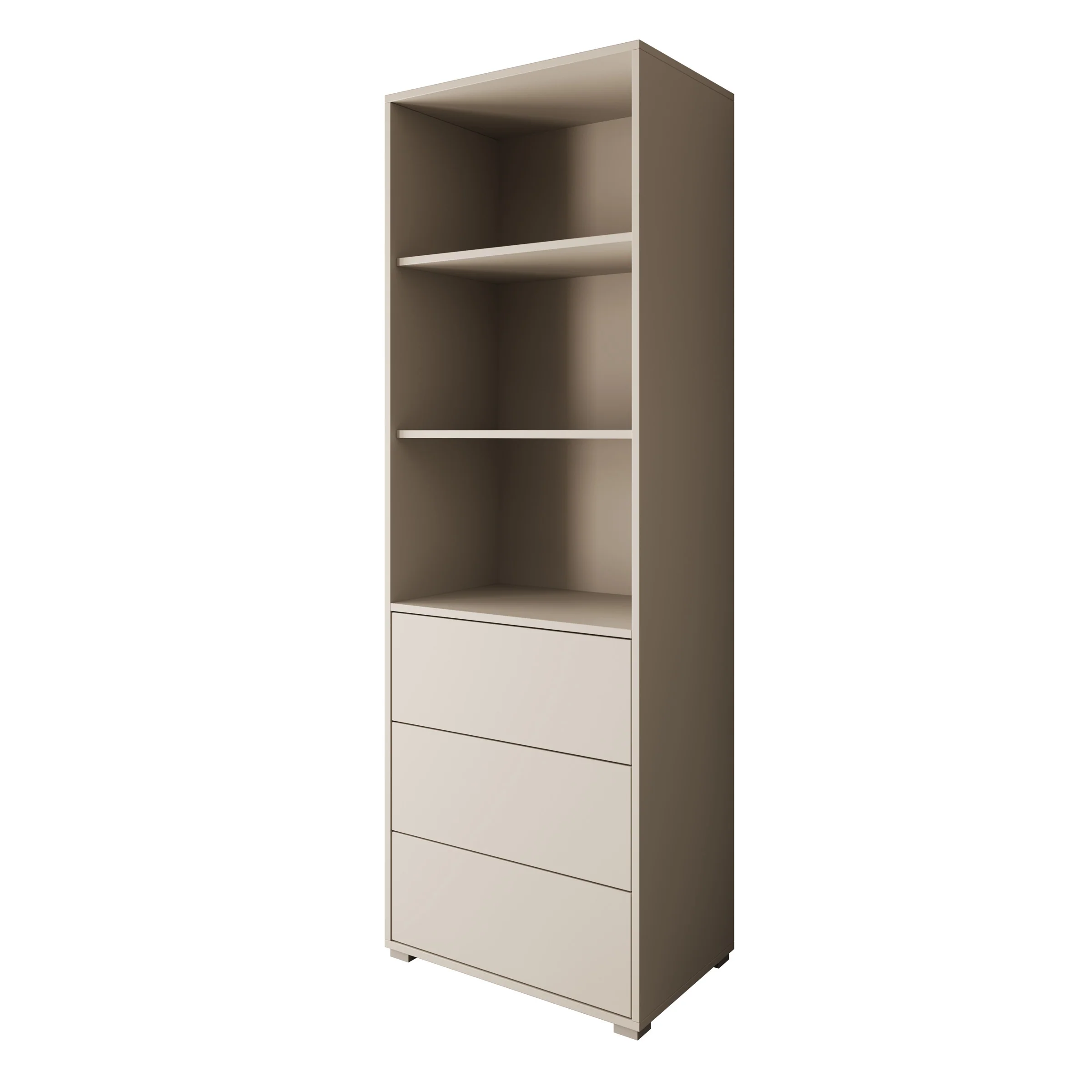 Gideon - Boekenkast - Beige - 60x40x178 cm - Image 7