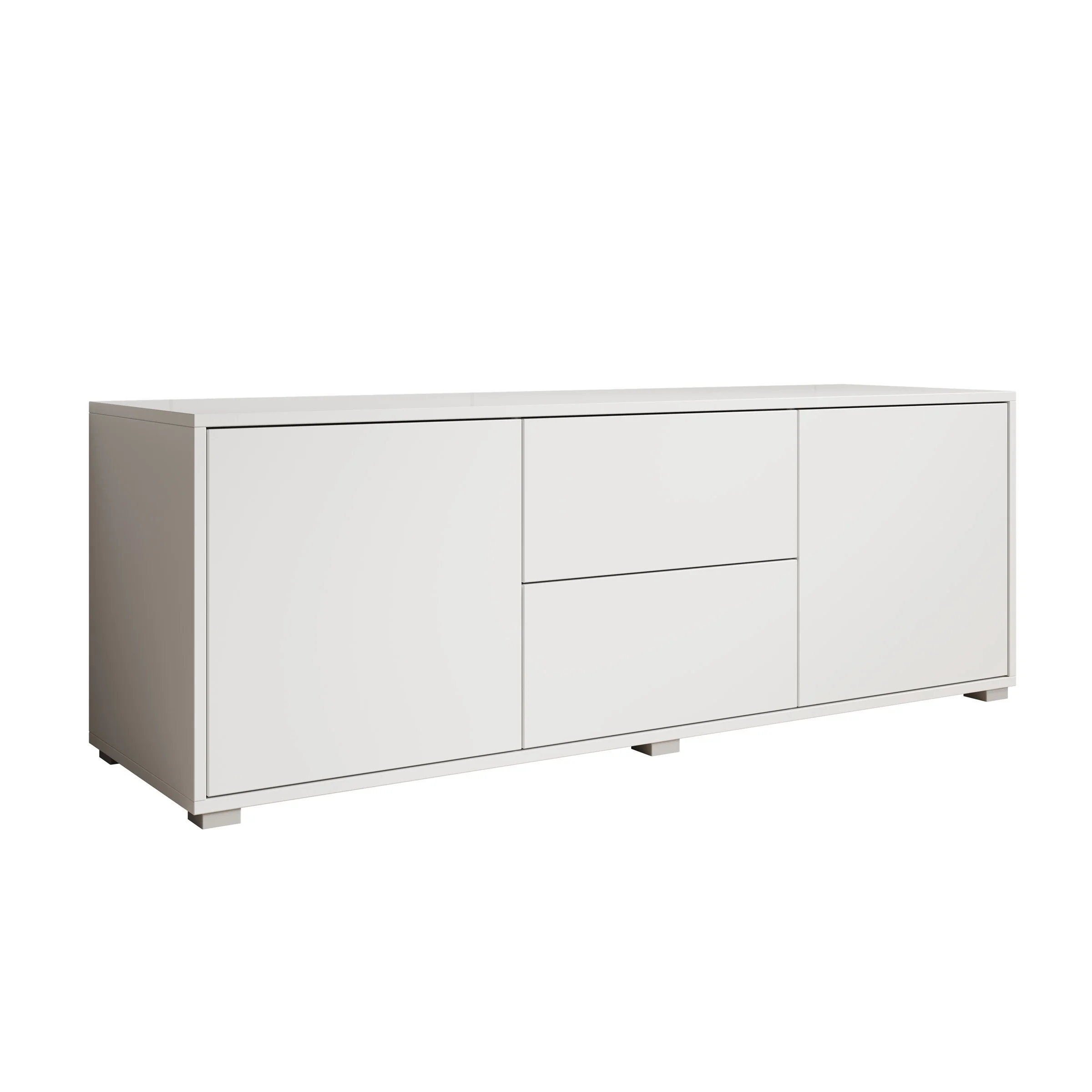Gideon - TV-Meubel - Wit - 141x41x50 cm - Image 7