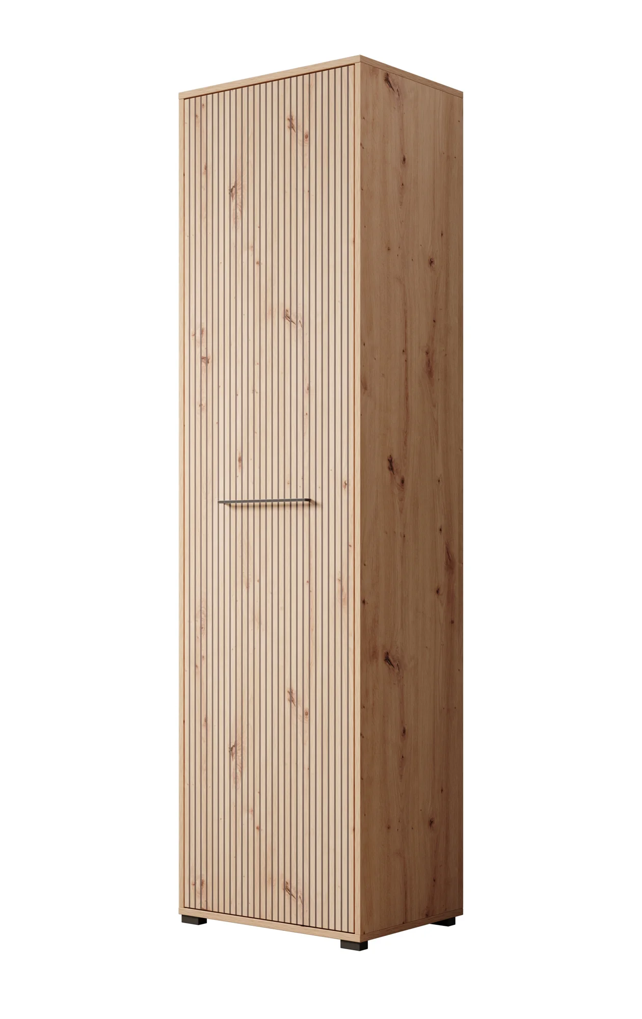 Lobos - Halkast met deur - Eiken - 55x40x197 cm - Image 6
