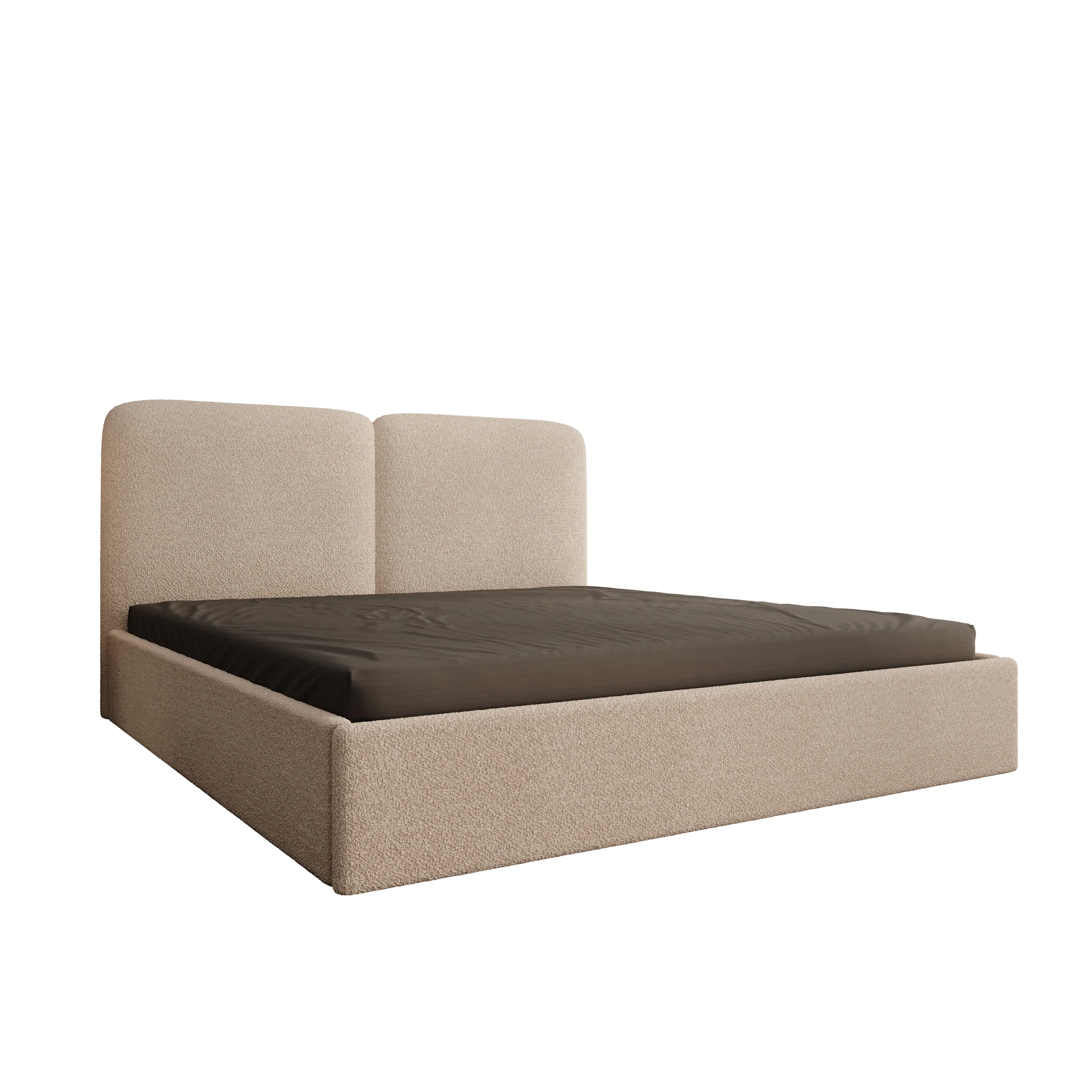 Hibrido - Tweepersoonsbed - Beige teddystof - 180x200 cm - Image 5