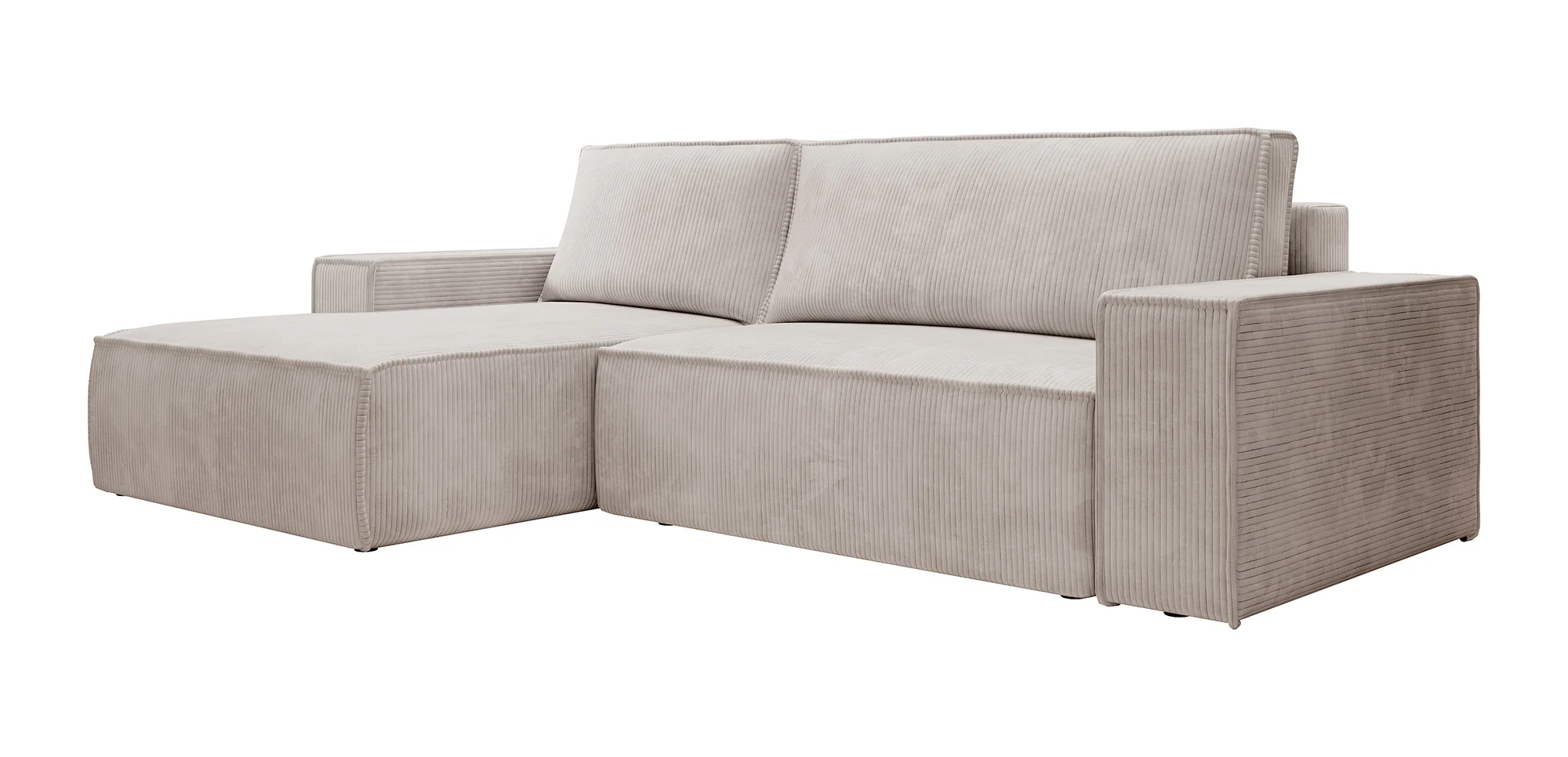 Foster - Hoekbank - Beige Ribstof - Links - Image 5