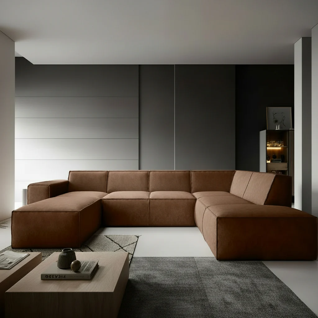 Monet XL - Hoekbank - Cognac - Leer - Links - Image 2