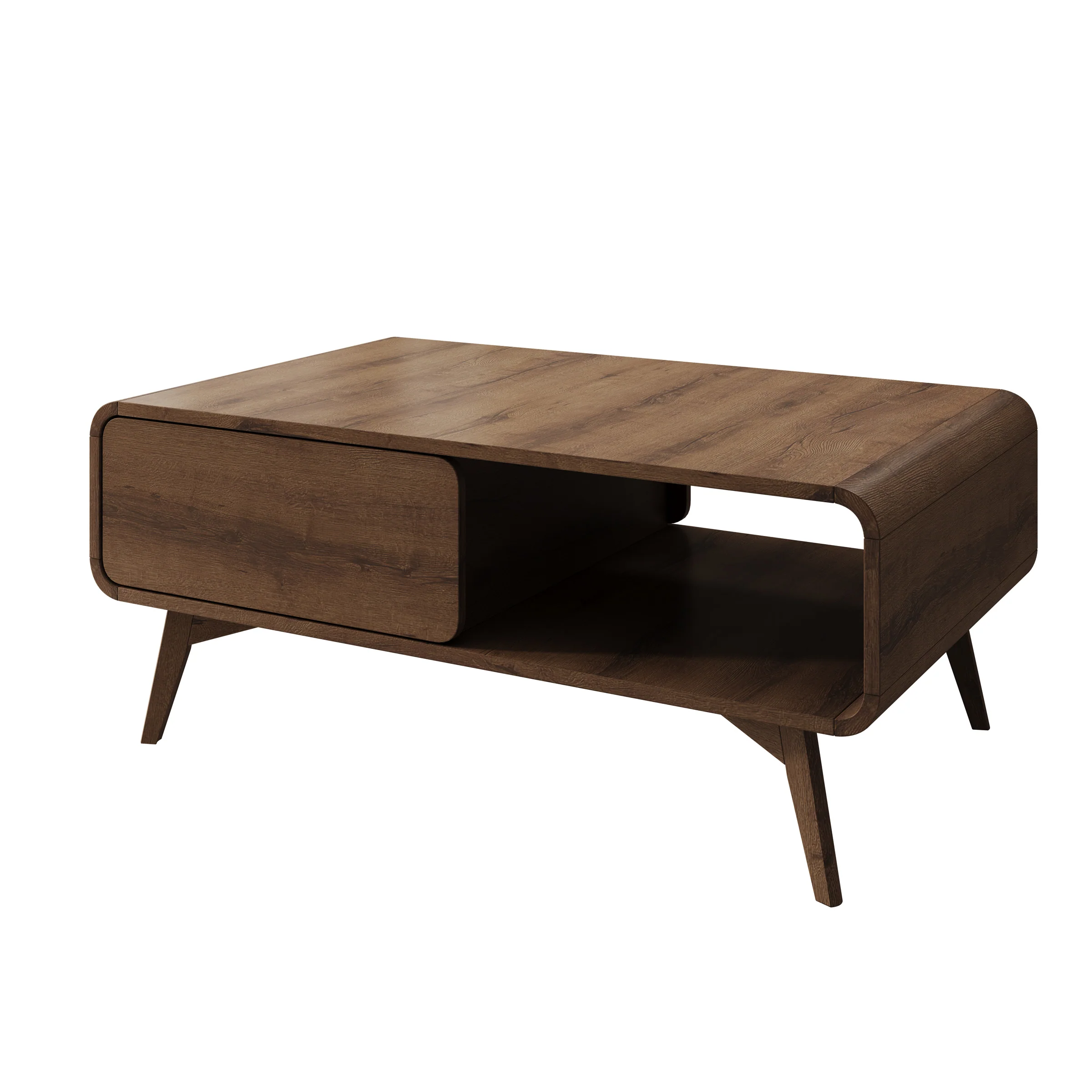 Hoshii - Salontafel - Donker eikenpatroon - 108x65x45 cm - Image 6