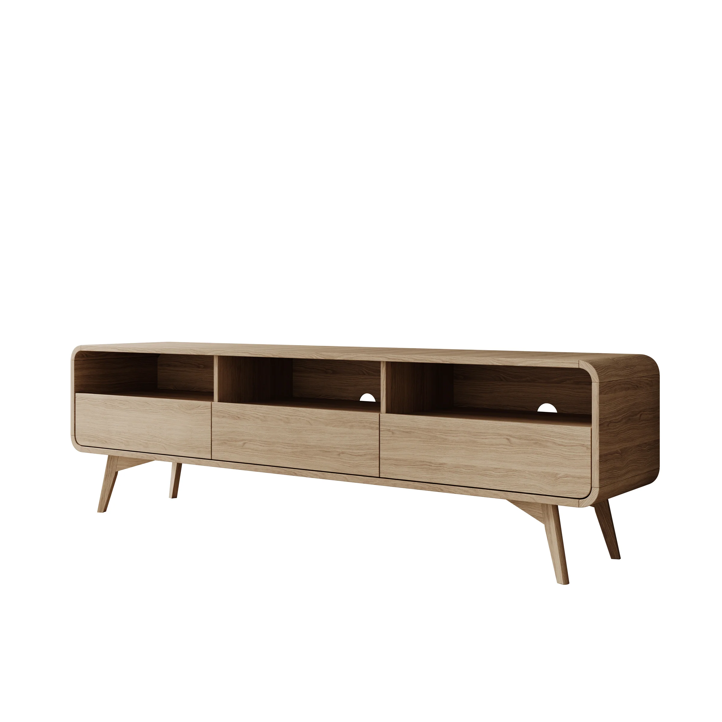Hoshii - TV-Meubel - Eikenpatroon - 180x39x53 cm - Image 7