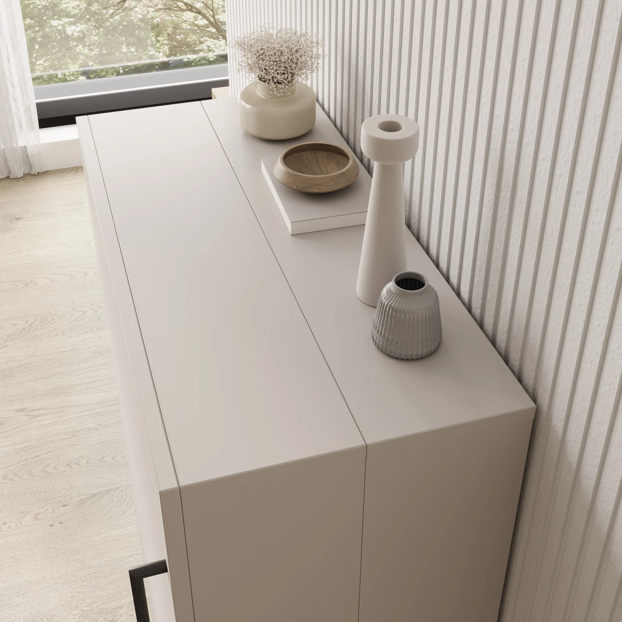 Inverly - Schoenenkast - Beige - 68x33x113 cm - Image 5