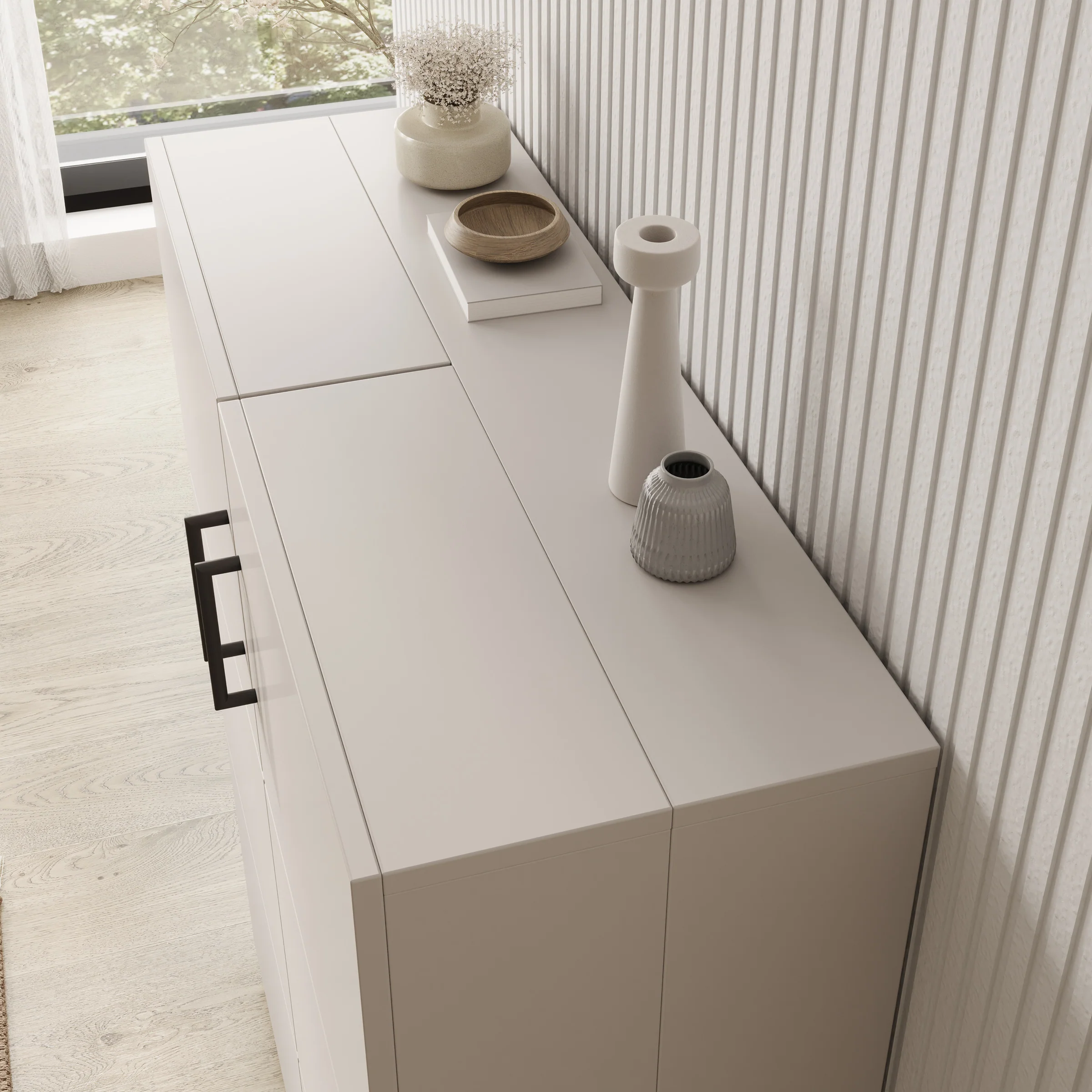 Inverly - Schoenenkast - Beige - 92x33x113 cm - Image 5