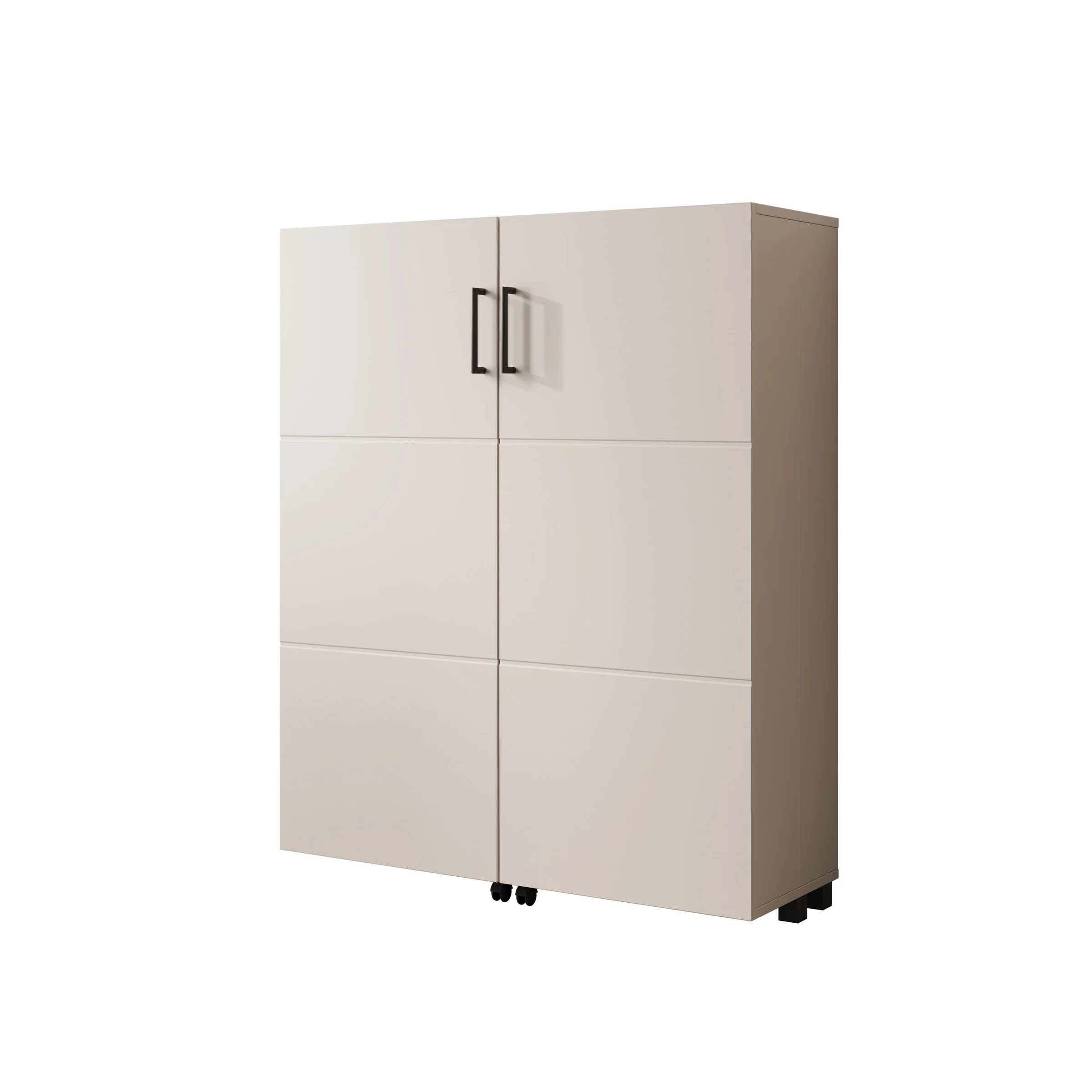 Inverly - Schoenenkast - Beige - 92x33x113 cm - Image 7