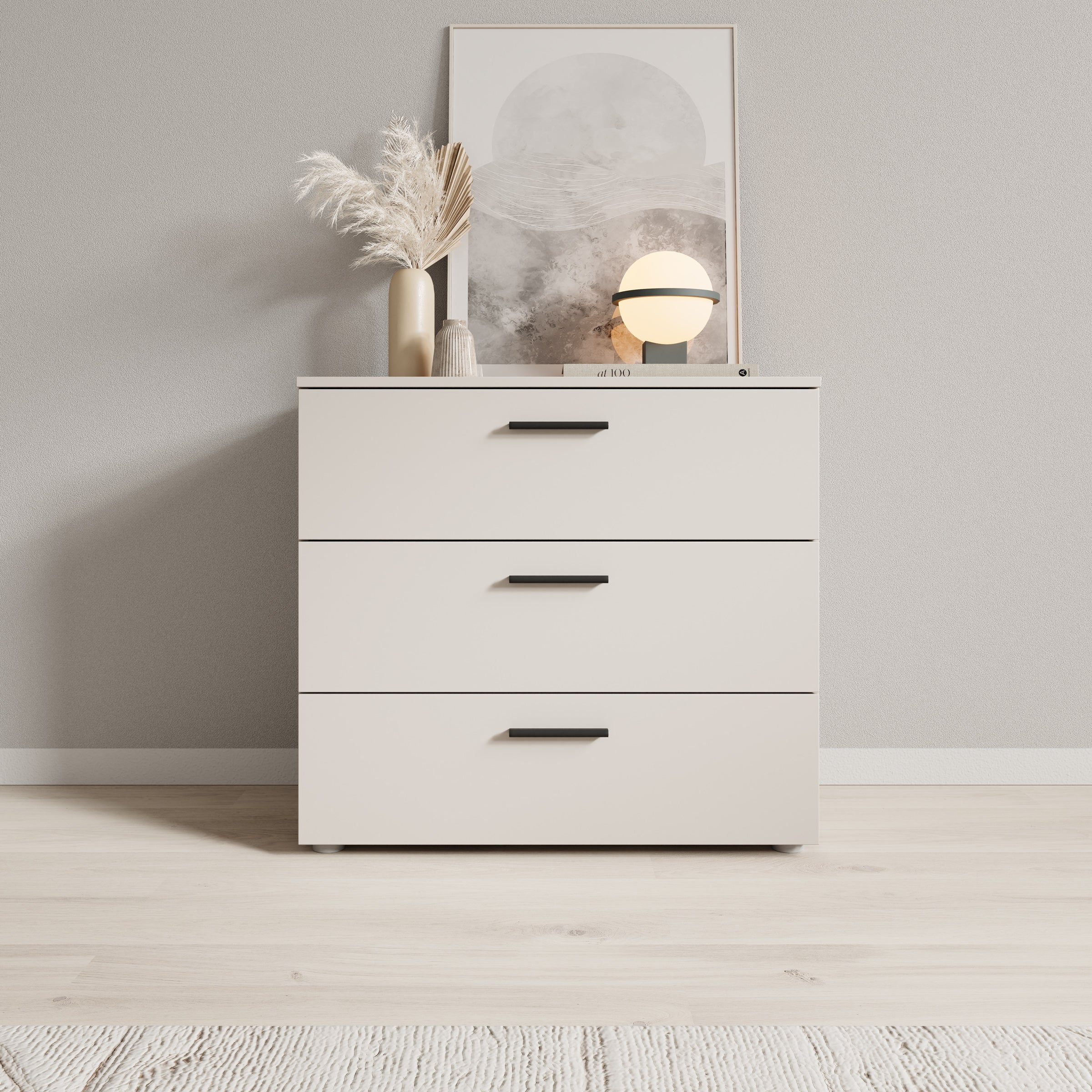 Isandro - Ladekast - Beige - 80x41x74 cm - Image 3