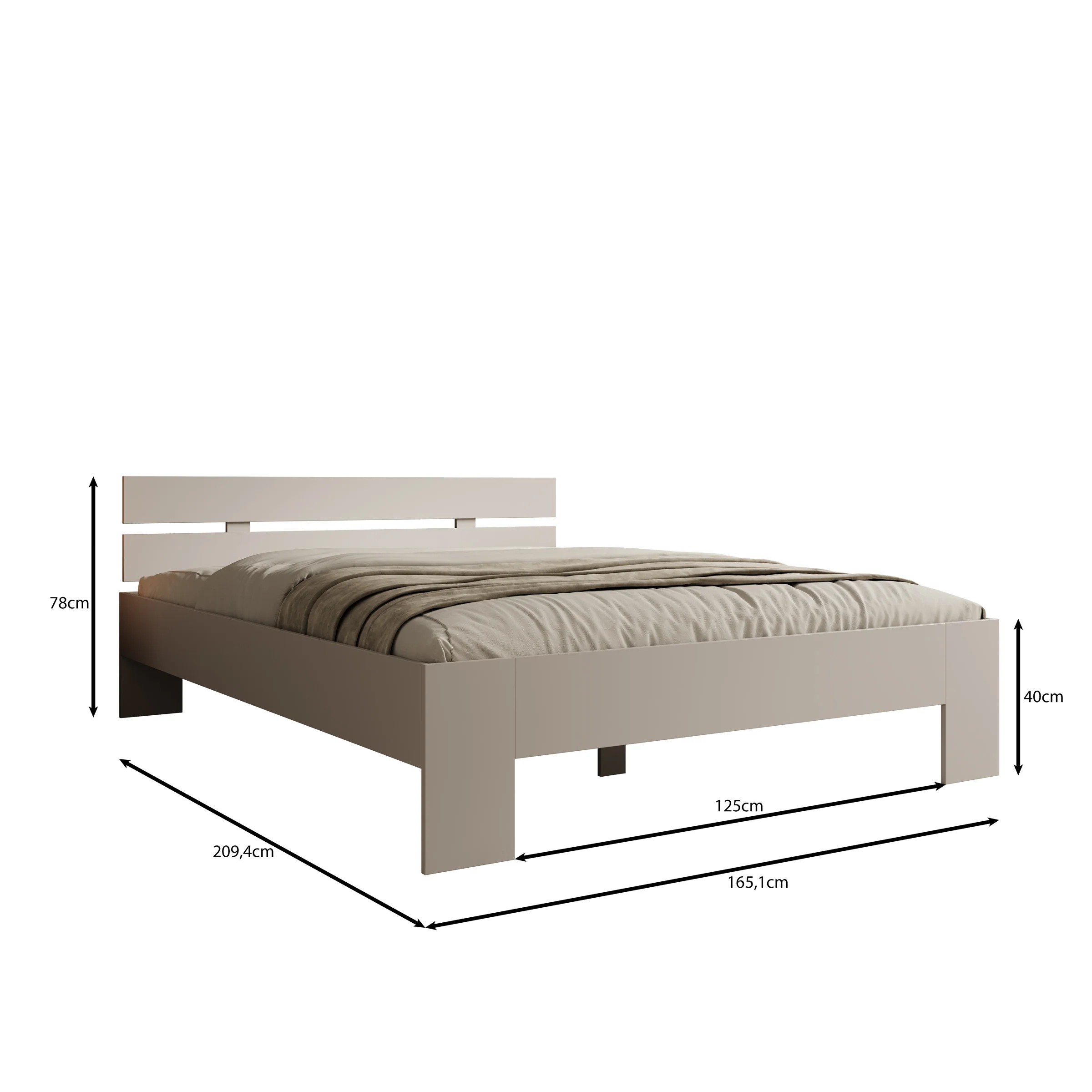 Isandro - Tweepersoonsbed - Beige - 160x200 cm - Image 3