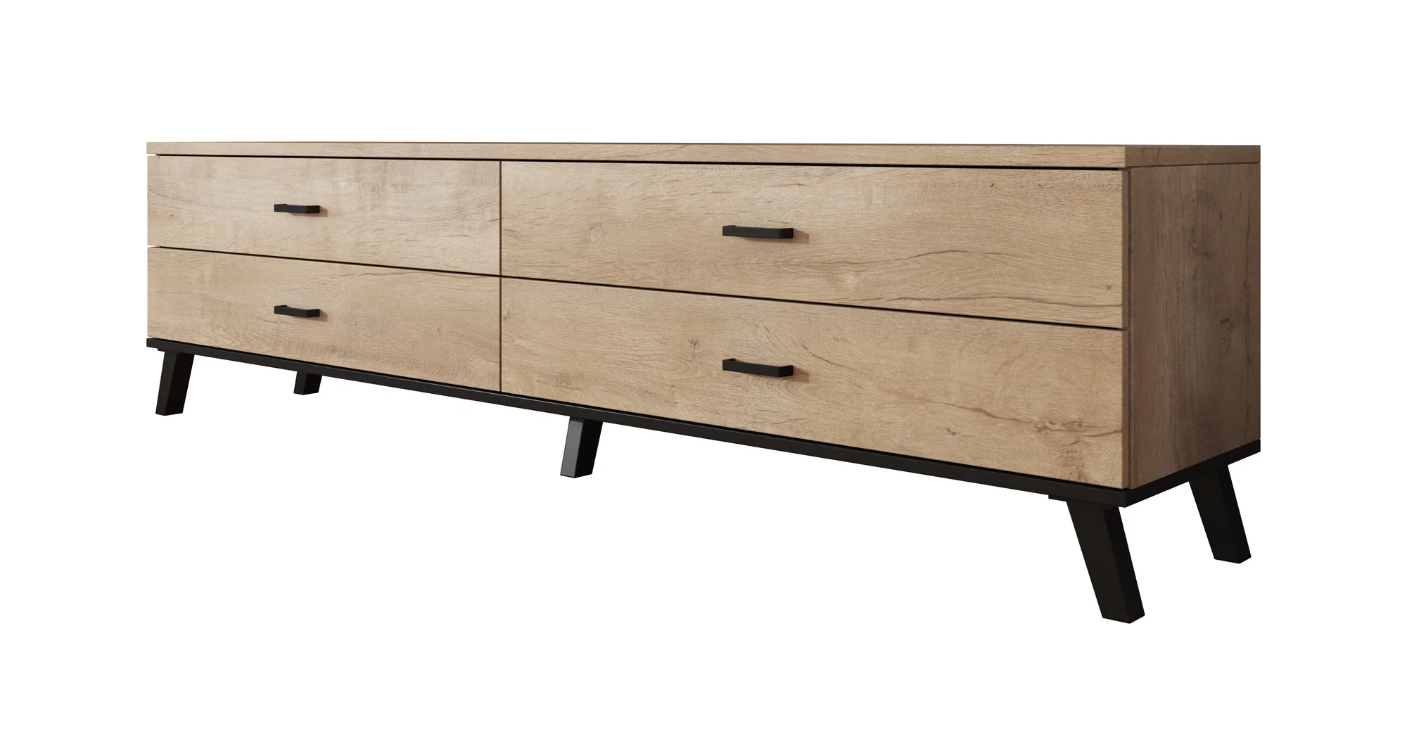 Jenny - TV-Meubel met 4 lades - Eiken - 181 cm - Image 7