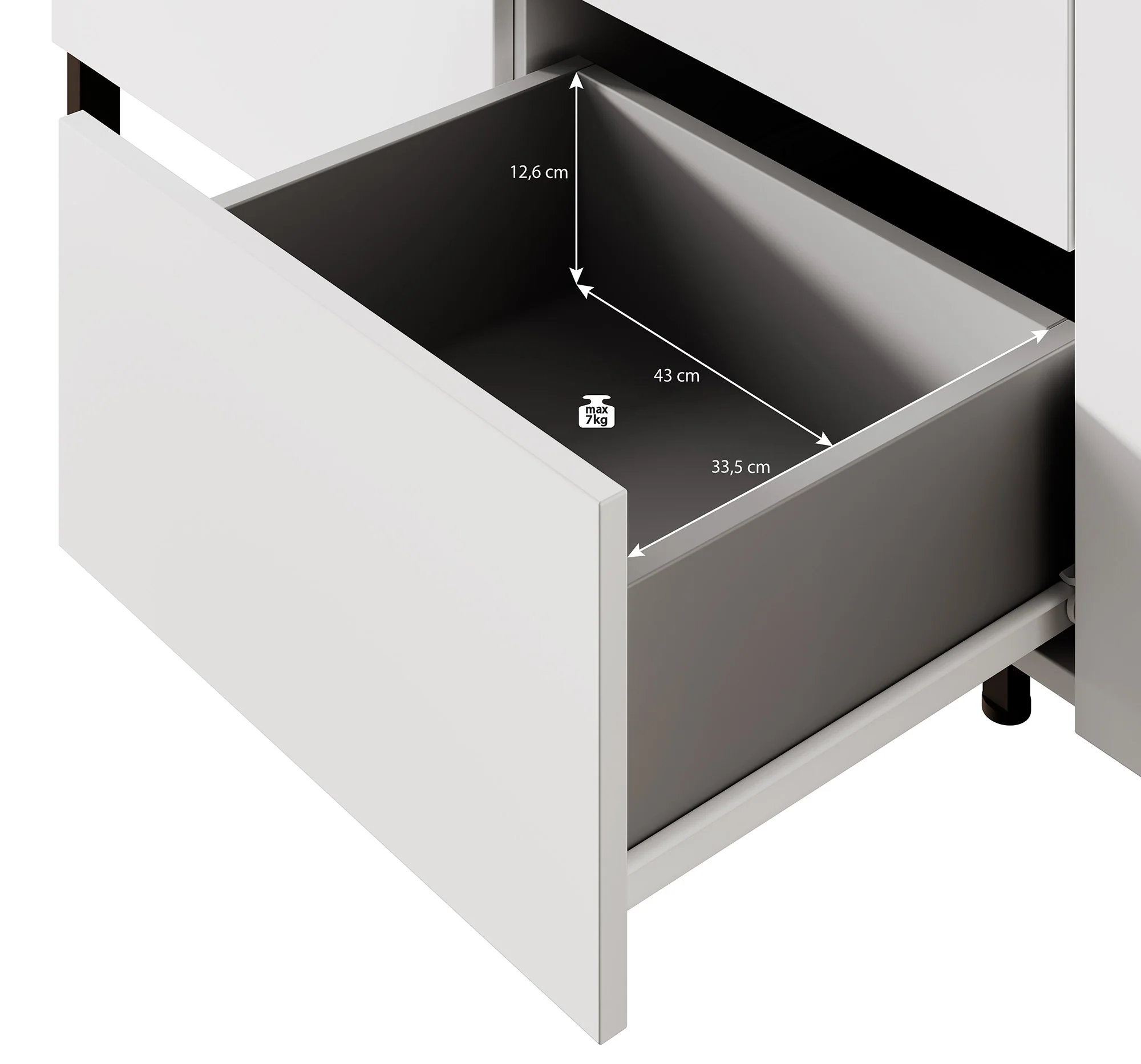 Jordy - Dressoir - Beige - 154x40x90 cm - Image 6