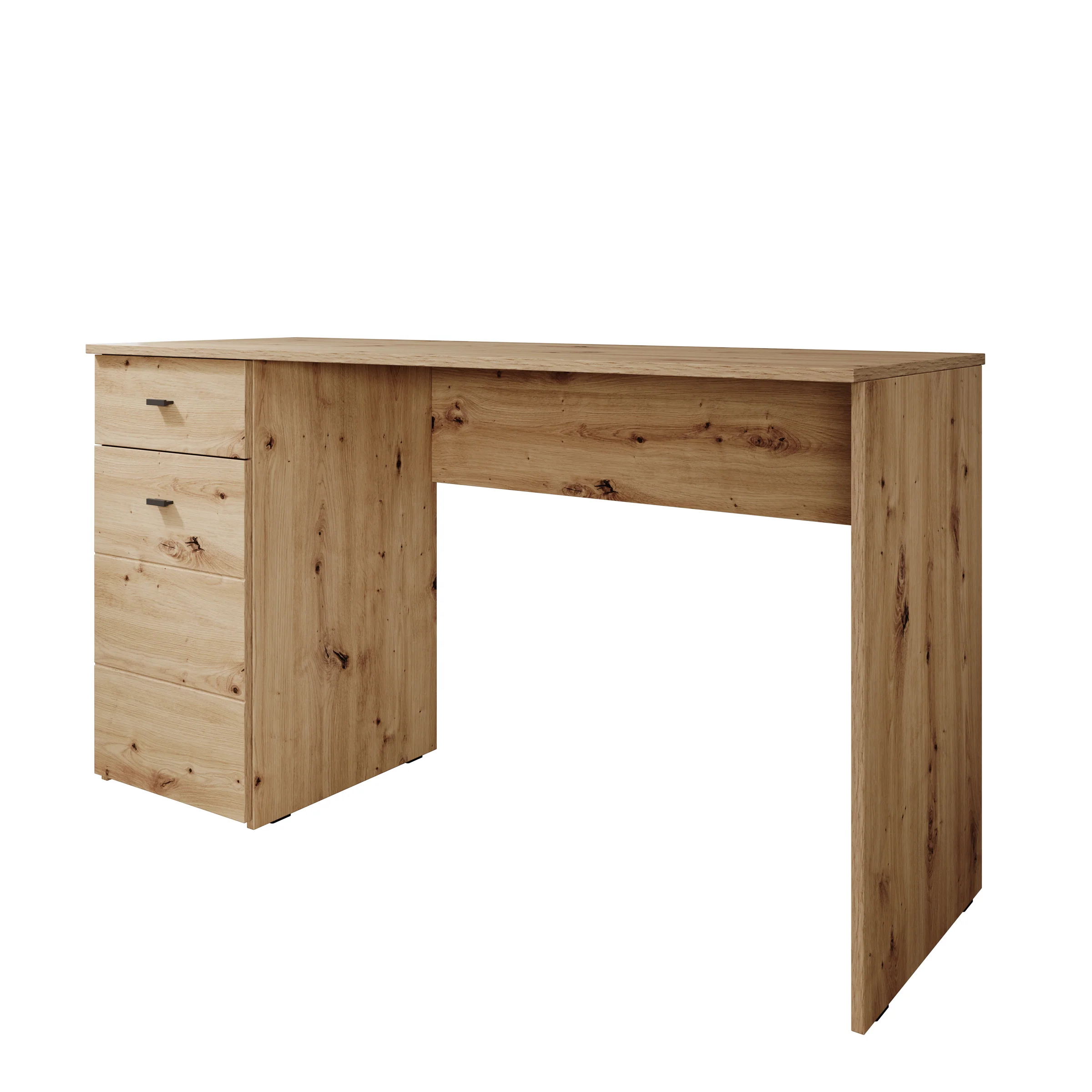 Kairo - Bureau - Eikenpatroon - 140x50x77 cm - Image 7