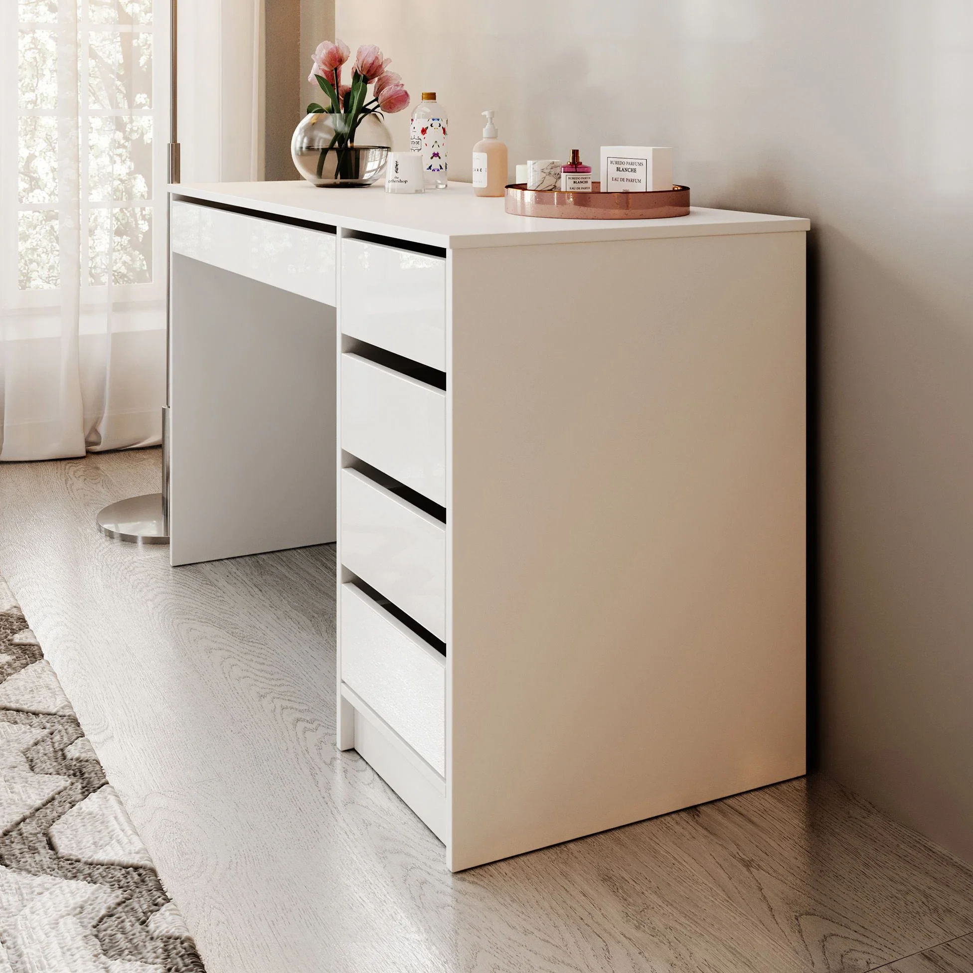 Arco - Kaptafel - Wit hoogglans - 120x55 cm - Image 4