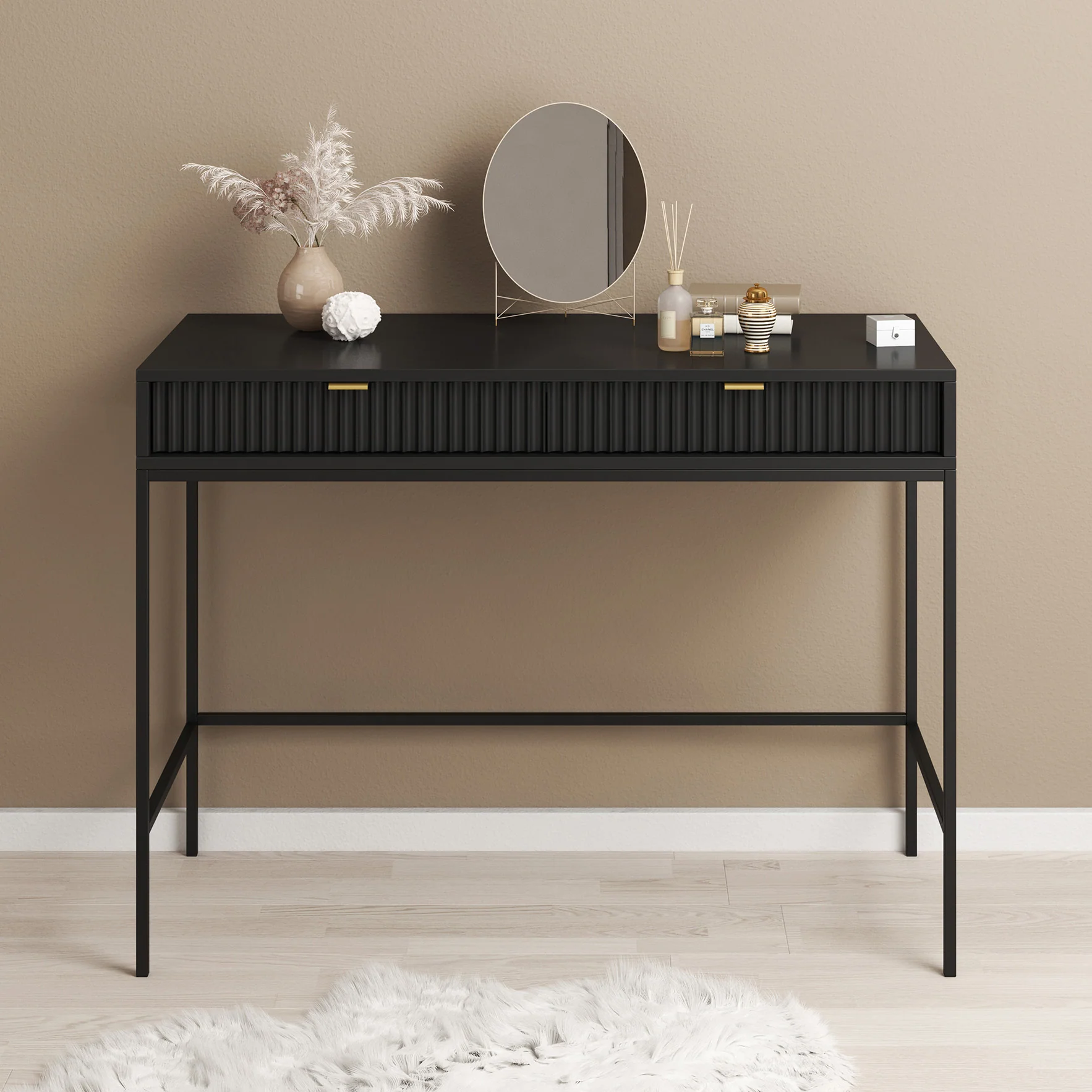 Navil - Kaptafel - Zwart - 104x50x78 cm - Image 3