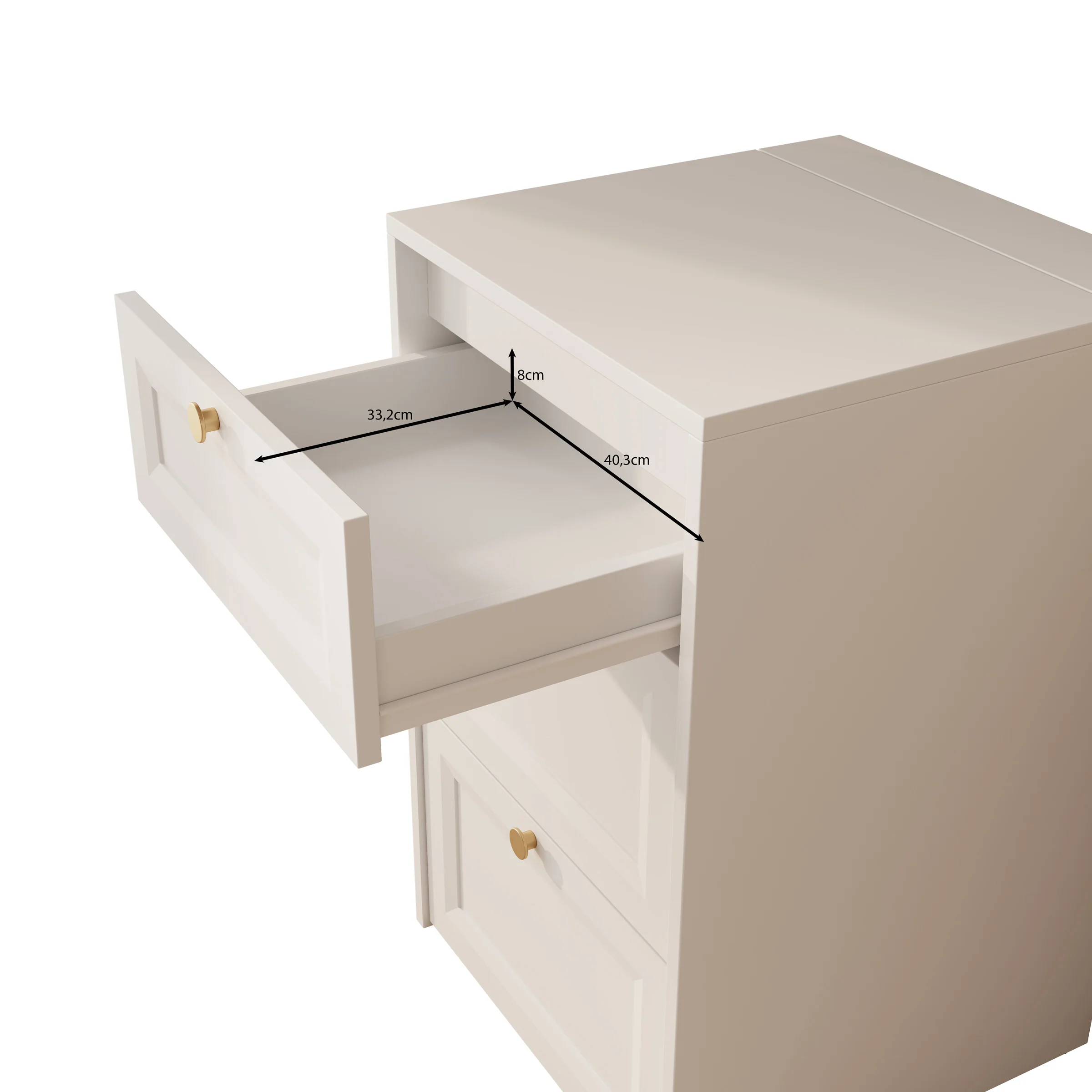 Rumble - Kaptafel met stoel - Wit - 50x51 cm - Image 11