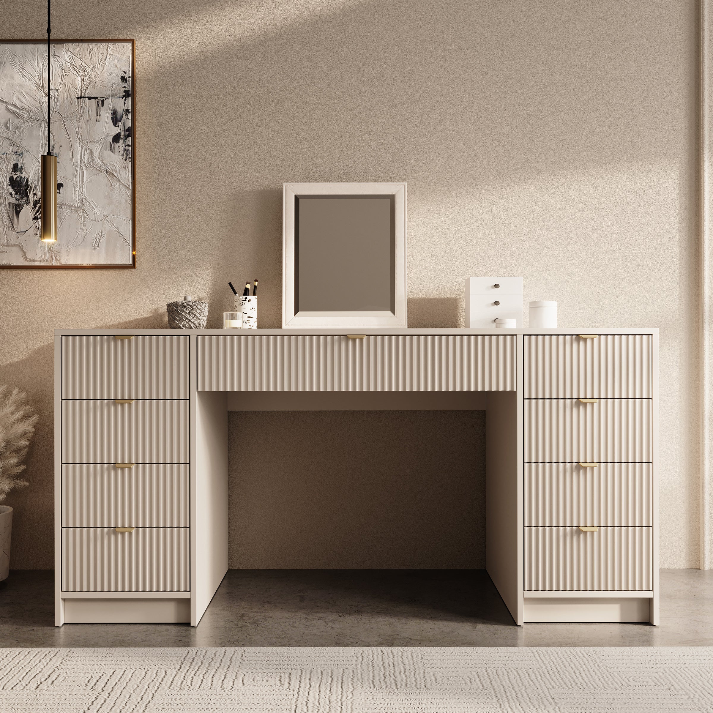 Tavares 2 - Kaptafel - Beige - 154x55 cm - Image 3