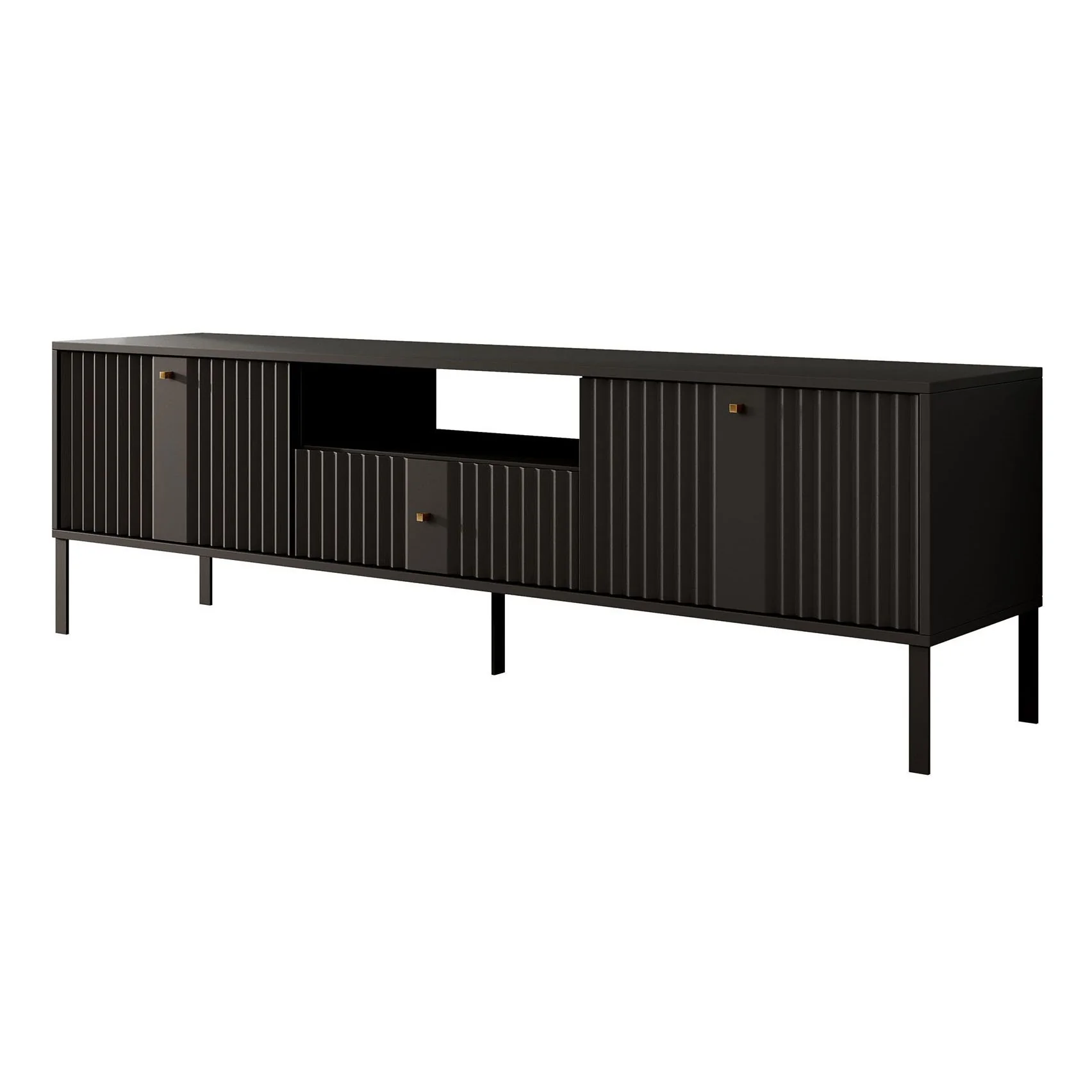 Kaylan - TV-Meubel - Zwart - 180 cm - Image 6