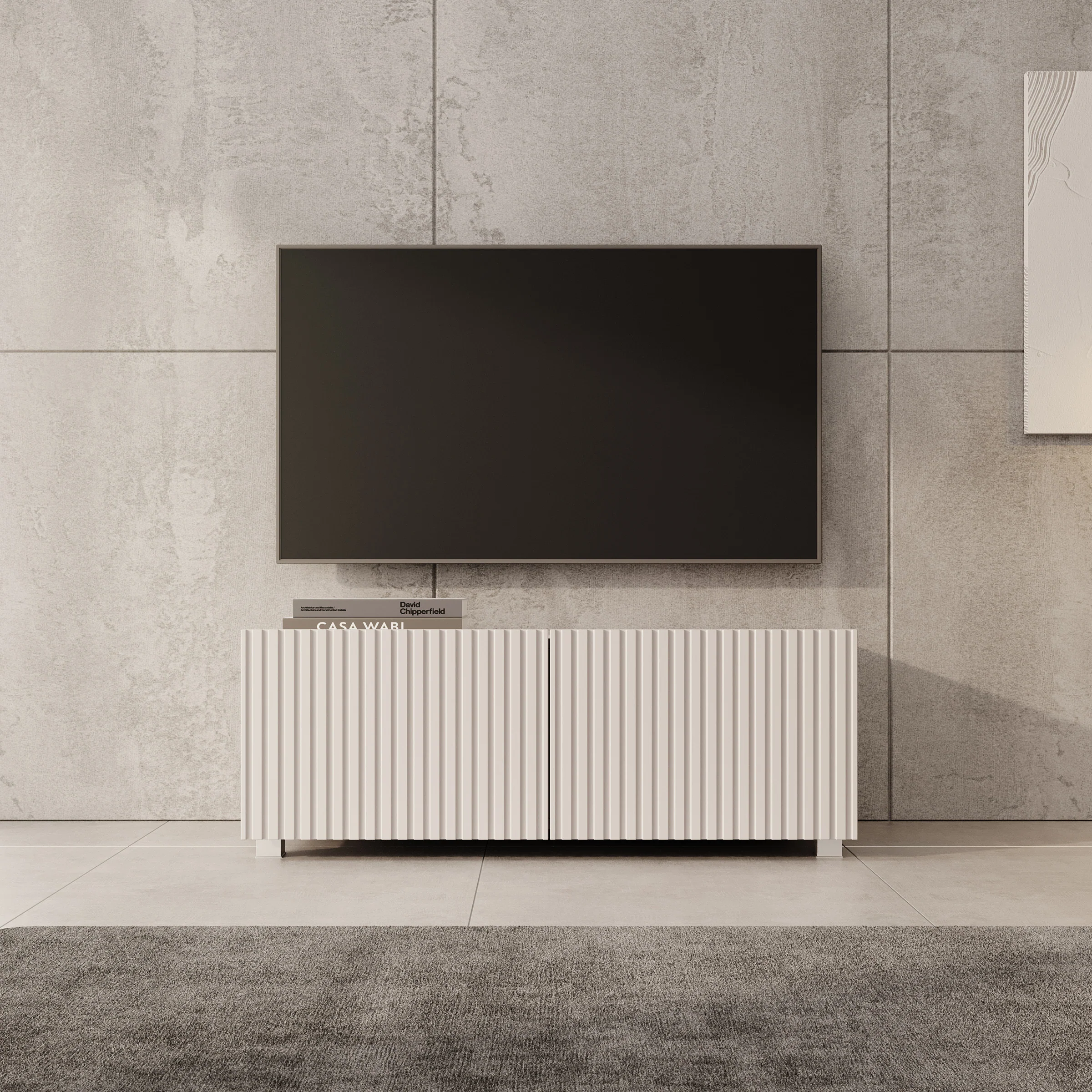 Kenderes - TV-Meubel - Beige - 100x41x38 cm - Image 5
