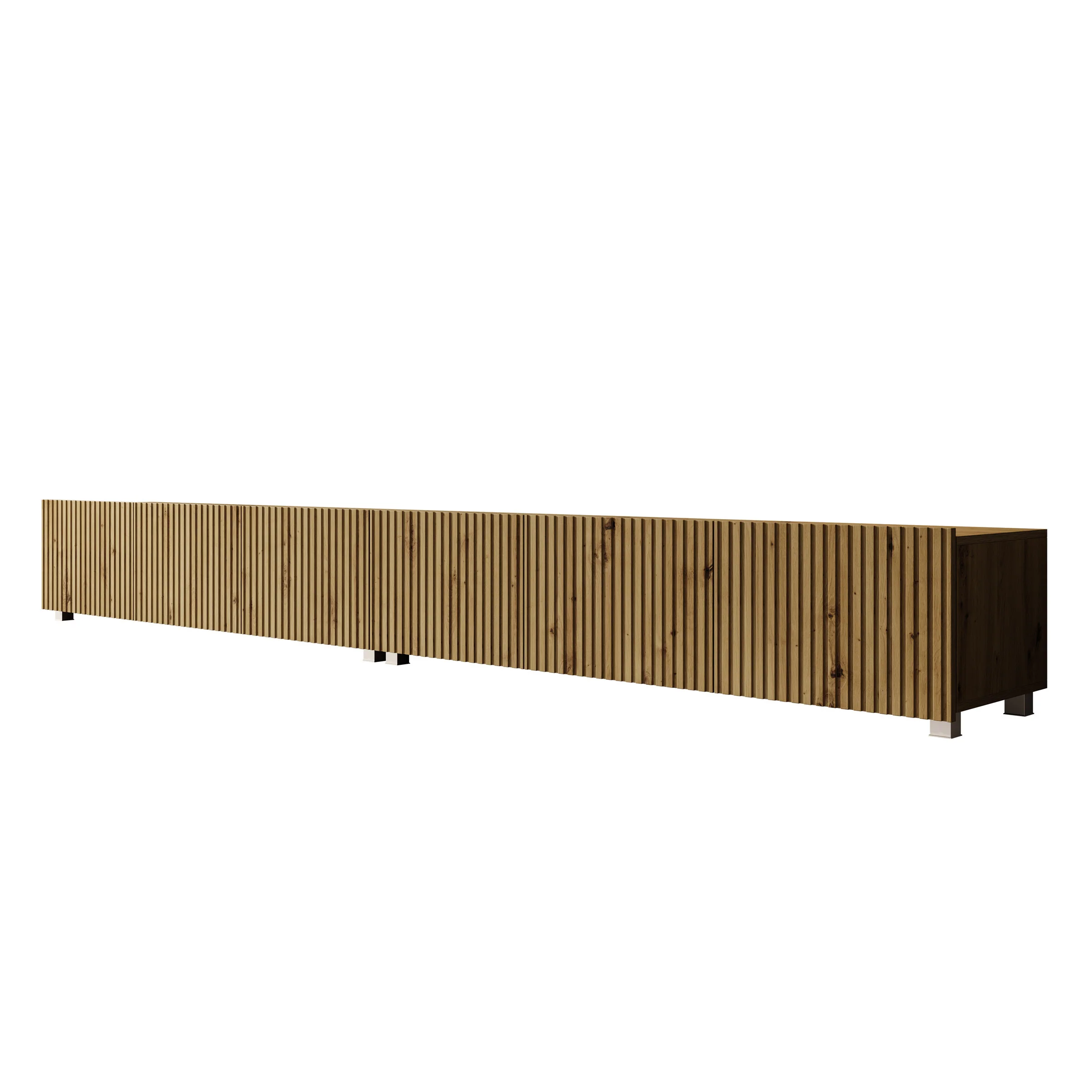 Kenderes - TV-Meubel - Eiken  - 300x41x38 cm - Image 7