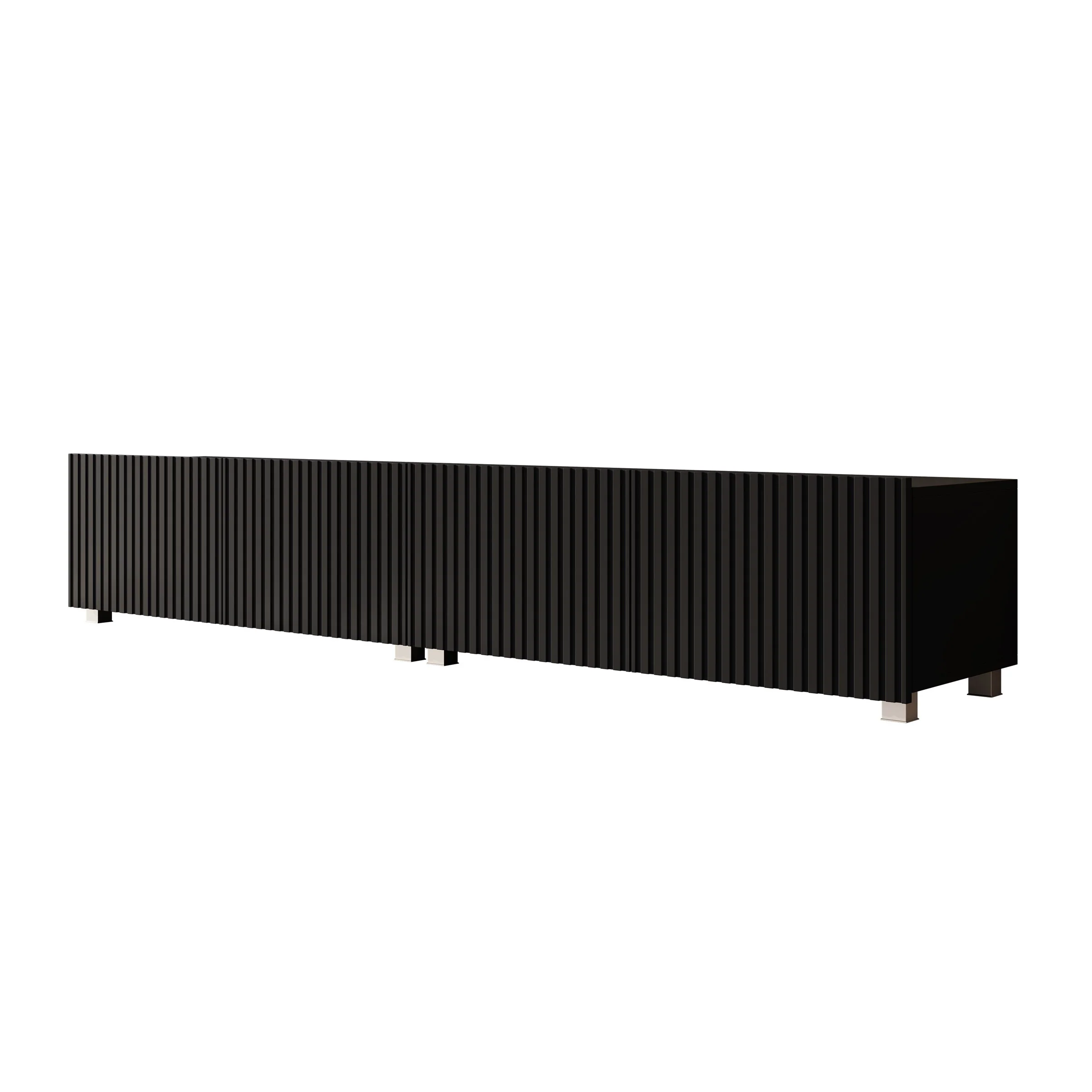 Kenderes - TV-Meubel - Zwart - 200x41x38 cm - Image 7