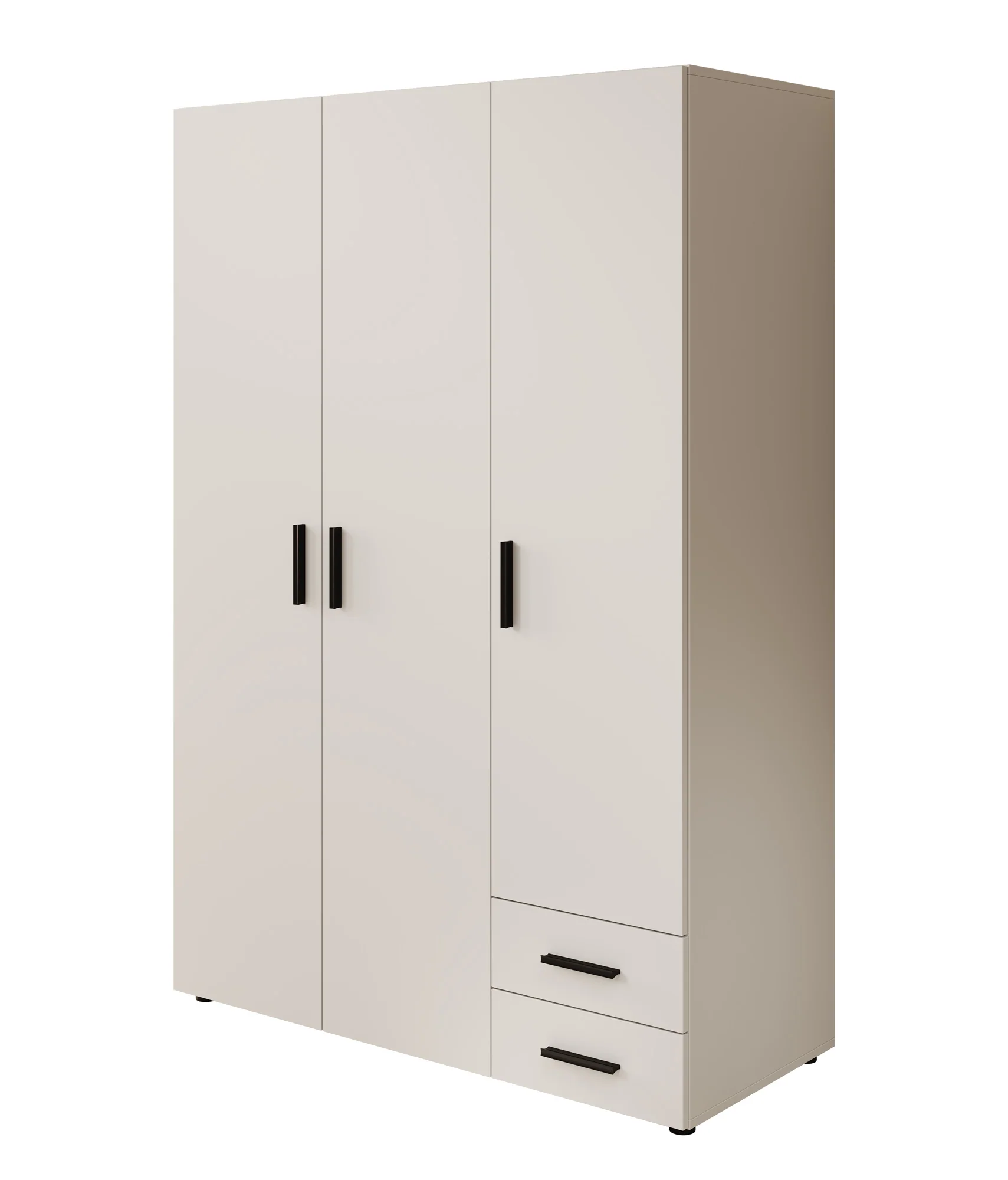 Bellini - Kledingkast 3-deurs - Wit - 120x51x177 cm - Image 6