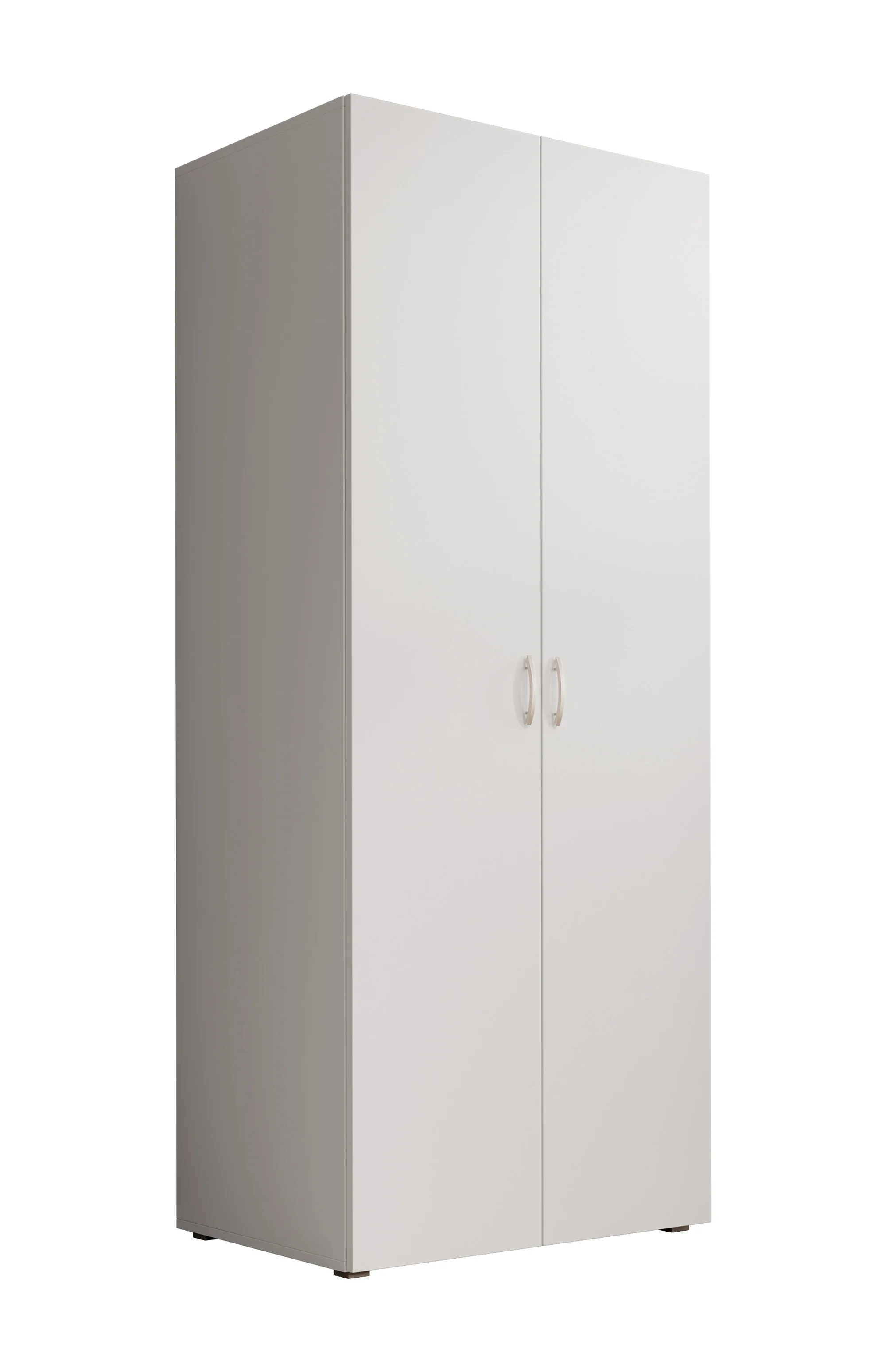 Bernd - Kledingkast 2-deurs - Wit - 74x52x179 cm - Image 6