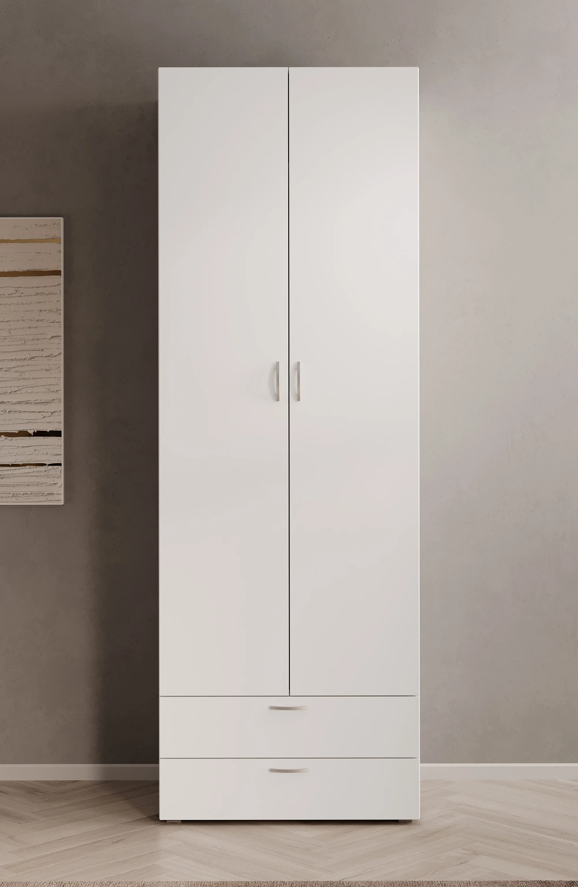 Bernd - Kledingkast  - Wit - 74x52x214 cm - Image 2