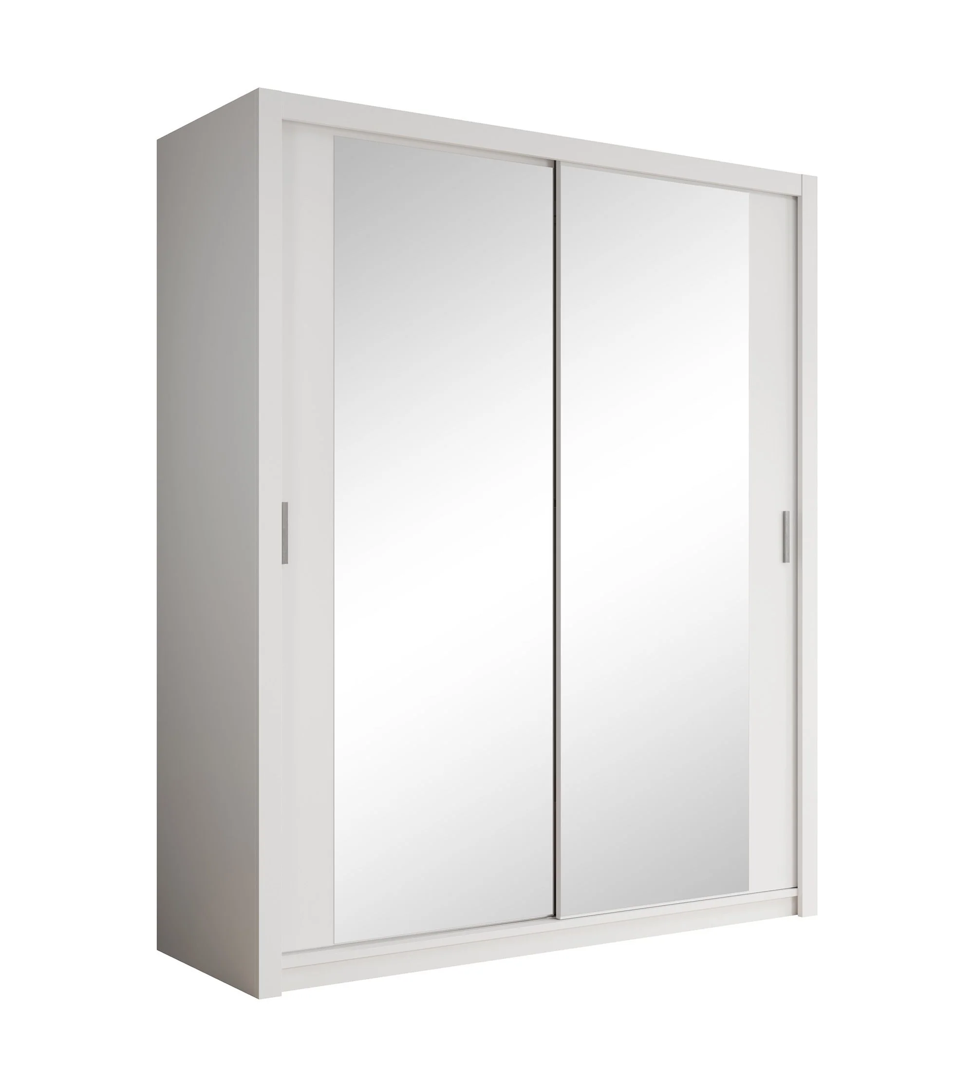 Blake - Kledingkast met spiegel - Wit - 180x62x215 cm - Image 6