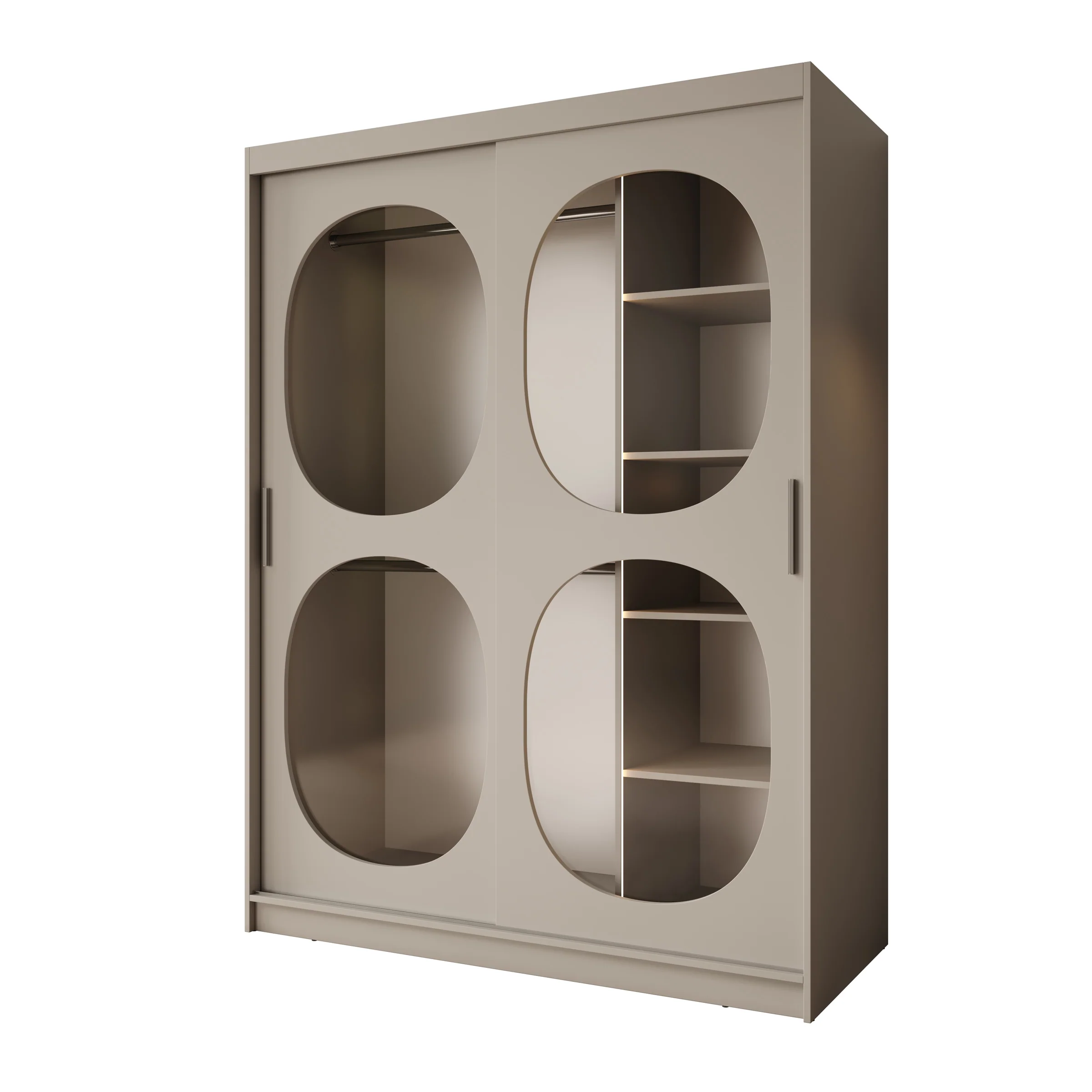 Bravanti - Kledingkast - Beige - 150x62x200 cm - Image 6