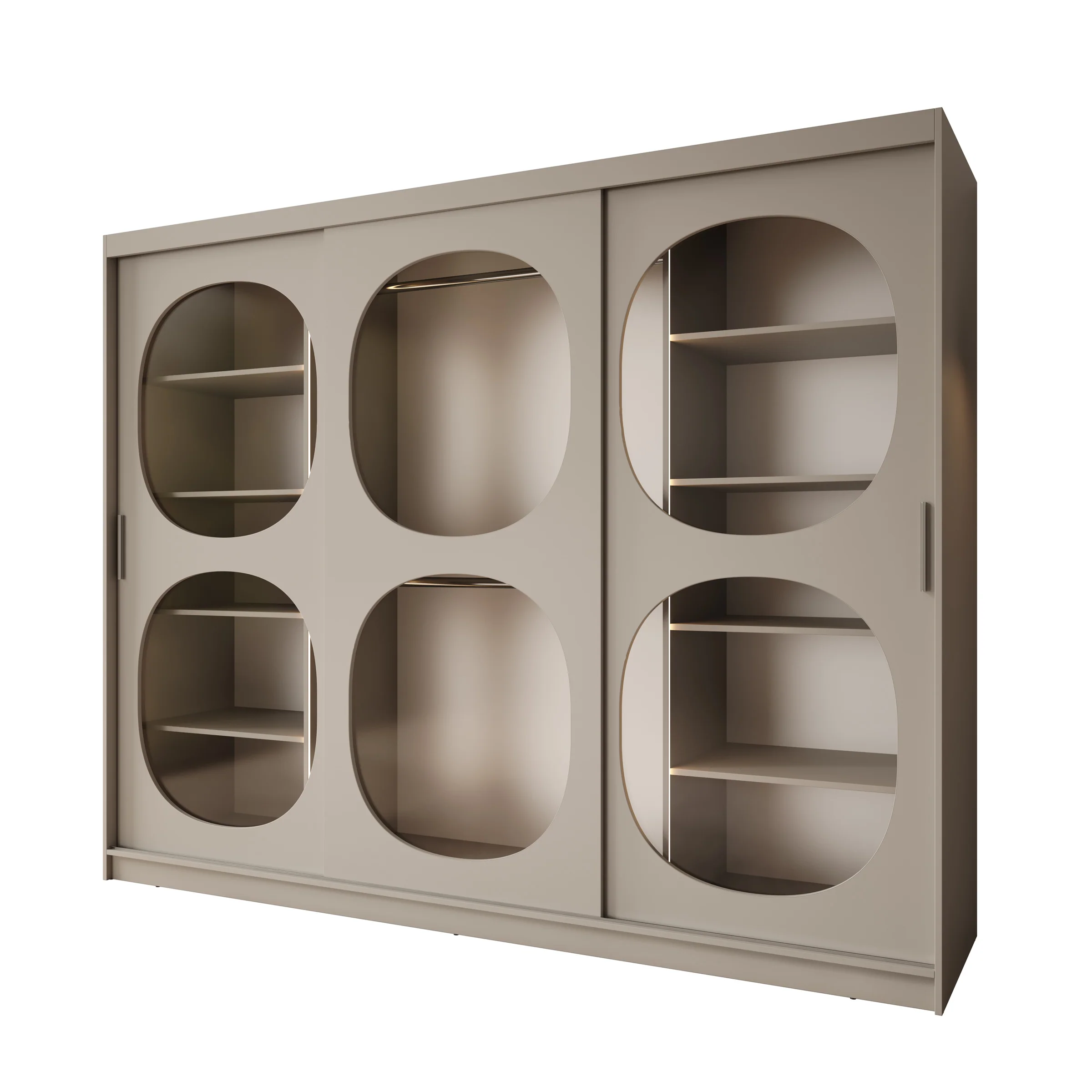 Bravanti - Kledingkast - Beige - 250x62x200cm - Image 6