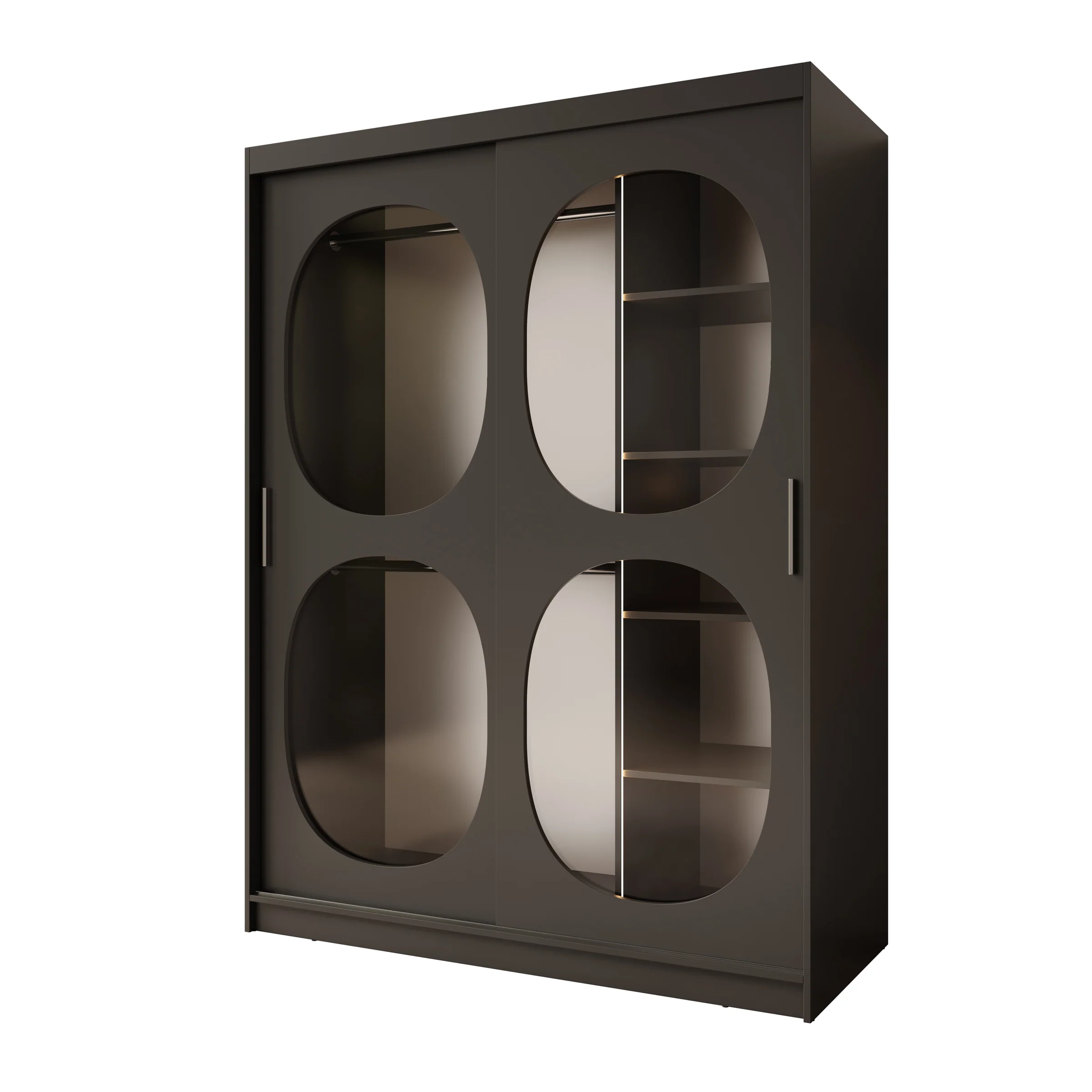 Bravanti - Kledingkast - Zwart - 150x62x200 cm - Image 6