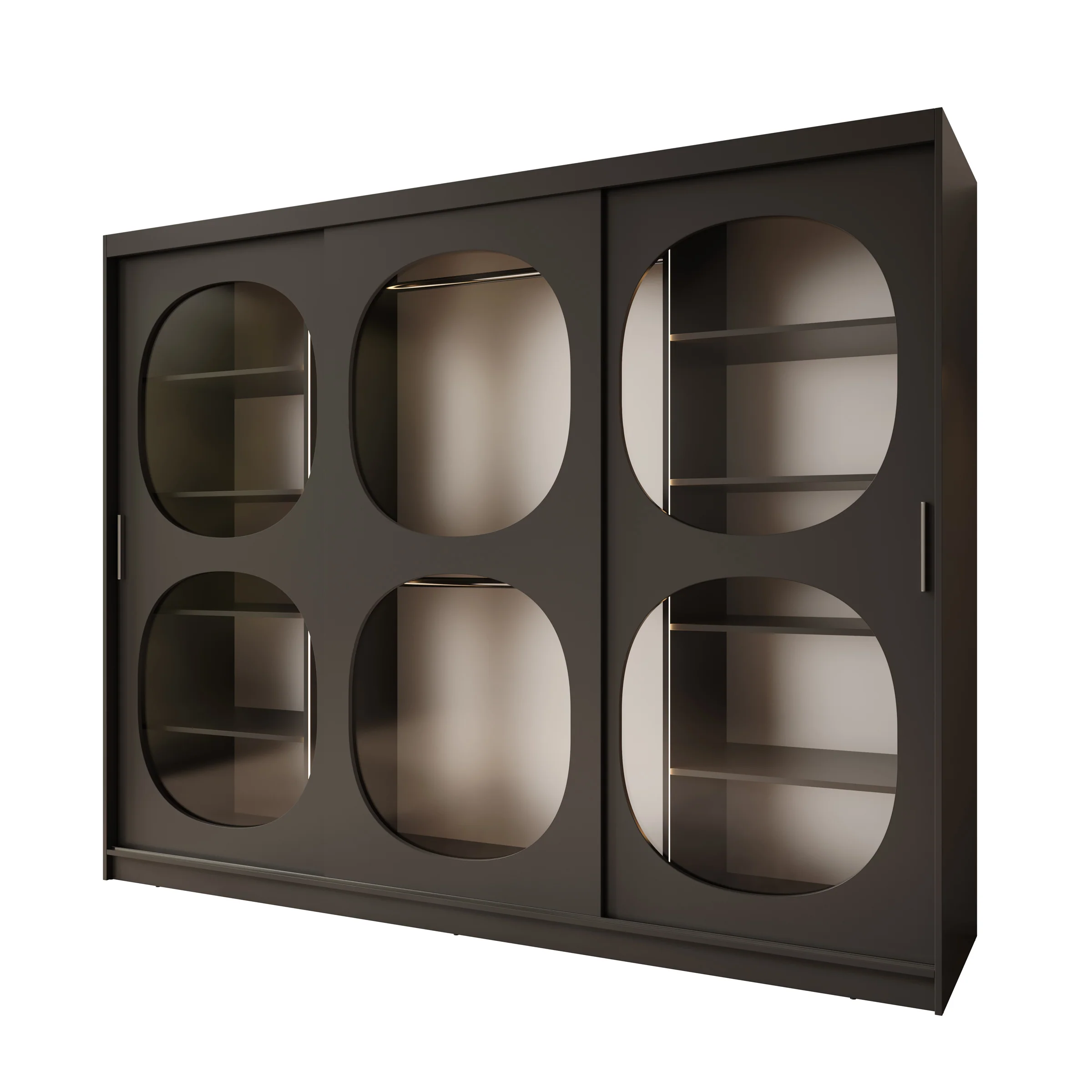 Bravanti - Kledingkast - Zwart - 250x62x200 cm - Image 6