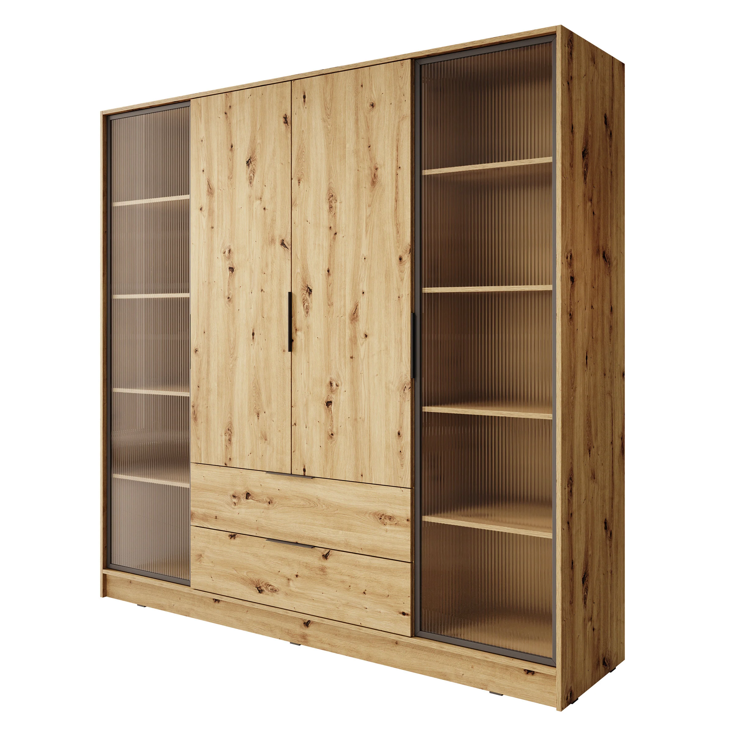 Kaden - Kledingkast 4-deurs - Eiken - Image 7