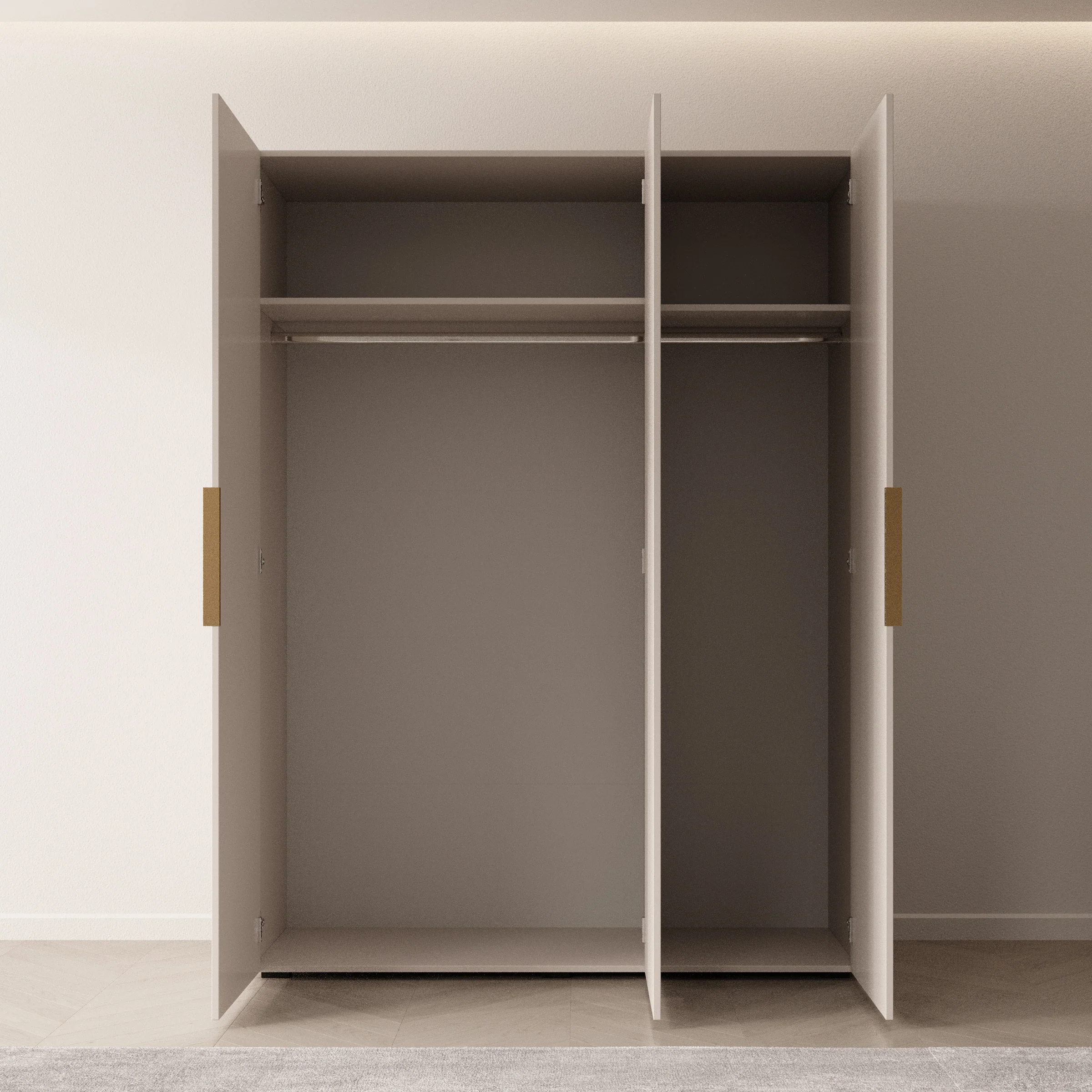 Marquesa - Kledingkast - Beige - 150x50x202 cm - Image 2