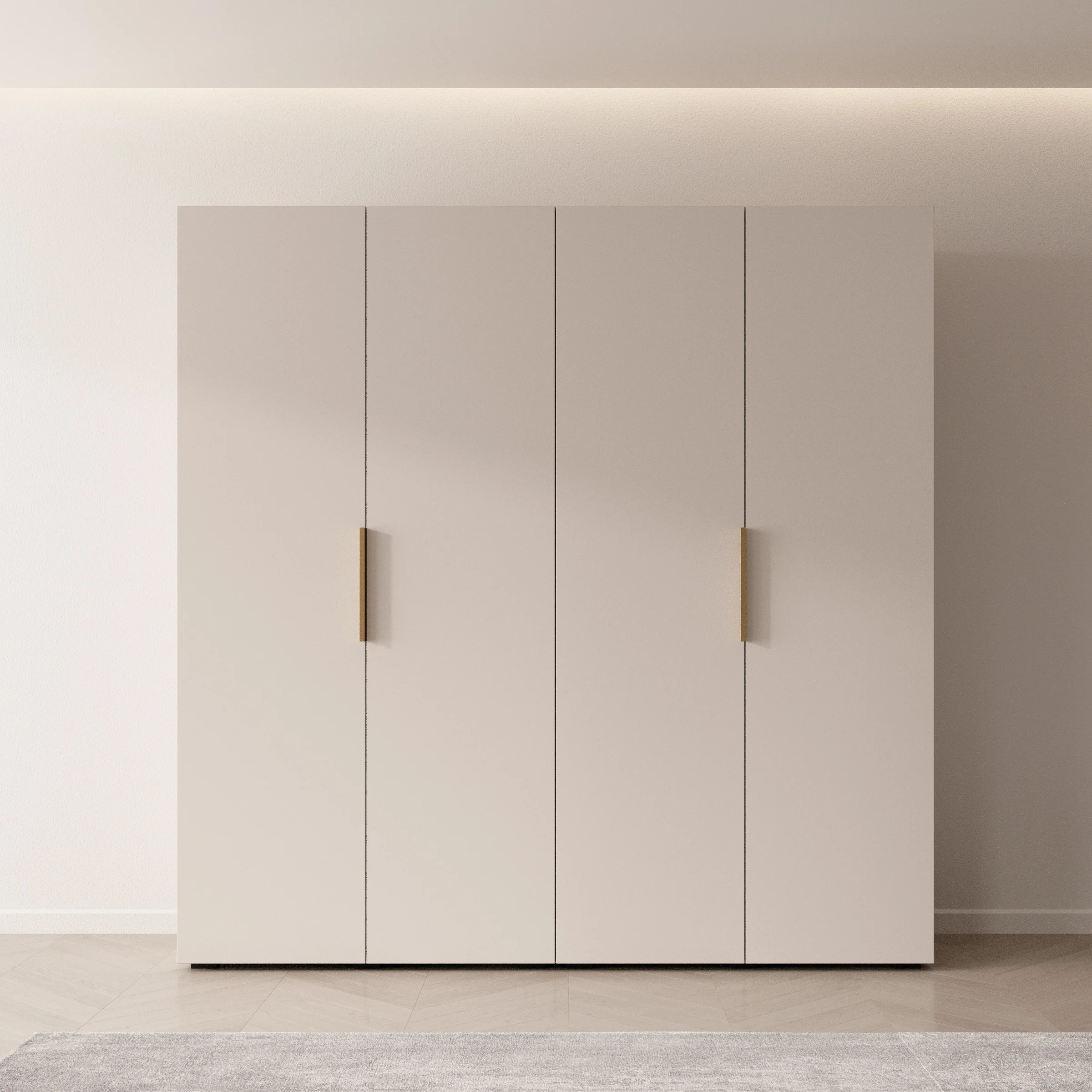 Marquesa - Kledingkast - Beige - 200x50x202 cm - Image 3