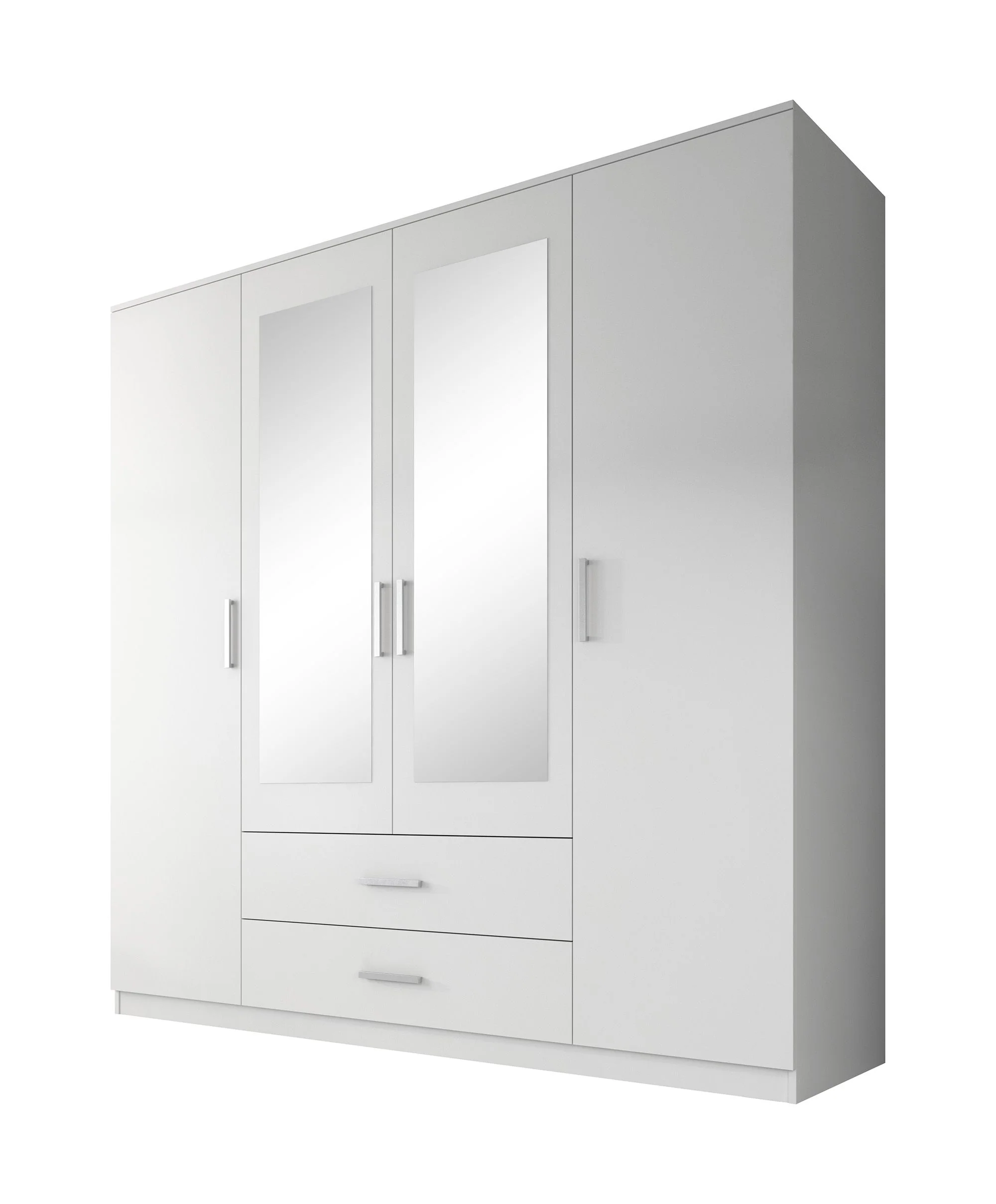 Savona - Kledingkast 4-deurs - Wit - 200x58x200 cm - Image 7