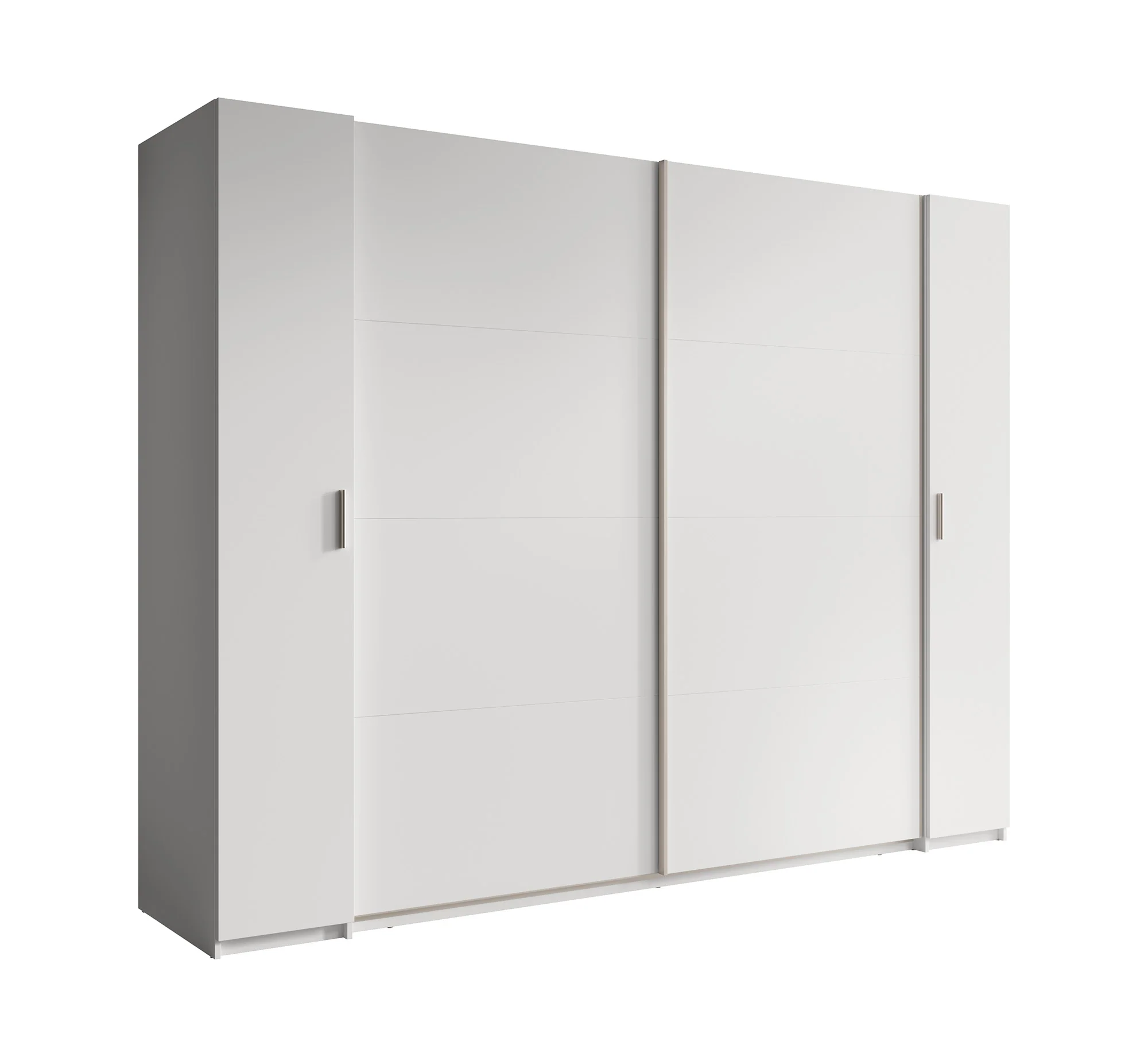 Stoke - Kledingkast met schuifdeuren - Wit - 270x61x208 cm - Image 6