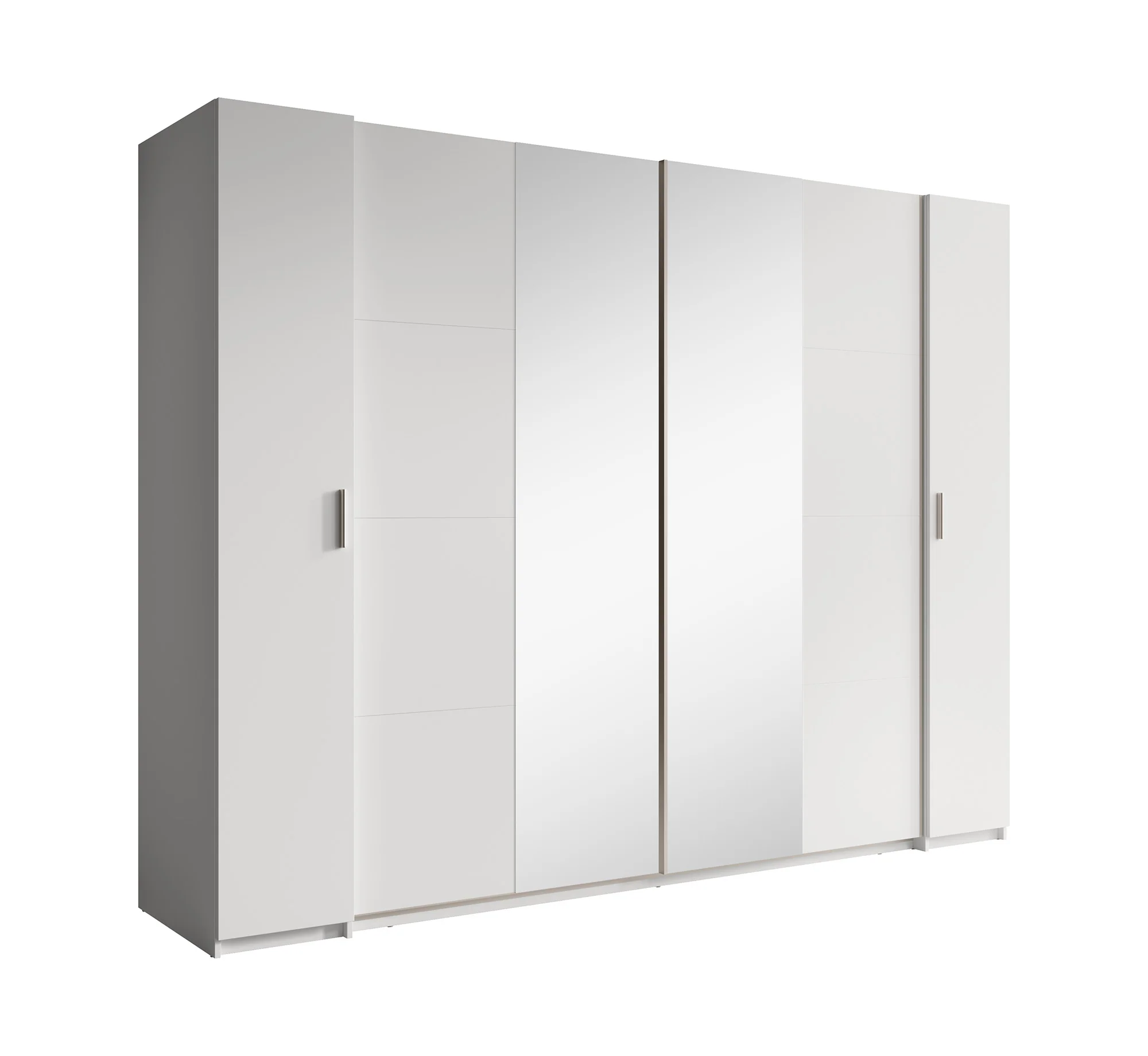Stoke - Kledingkast 4-deurs - Wit - 270x61x208 cm - Image 6