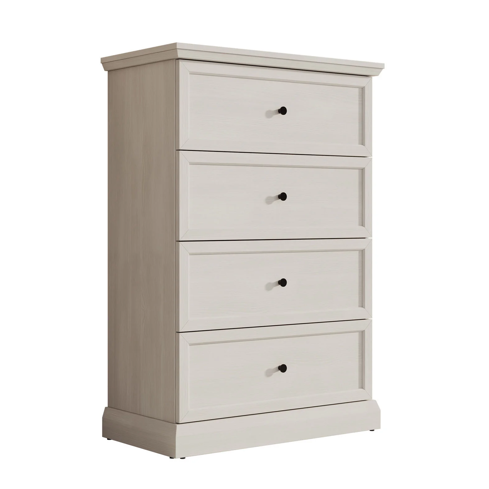 Leroy - Ladekast - Wit eiken - 75x40x110 cm - Image 6