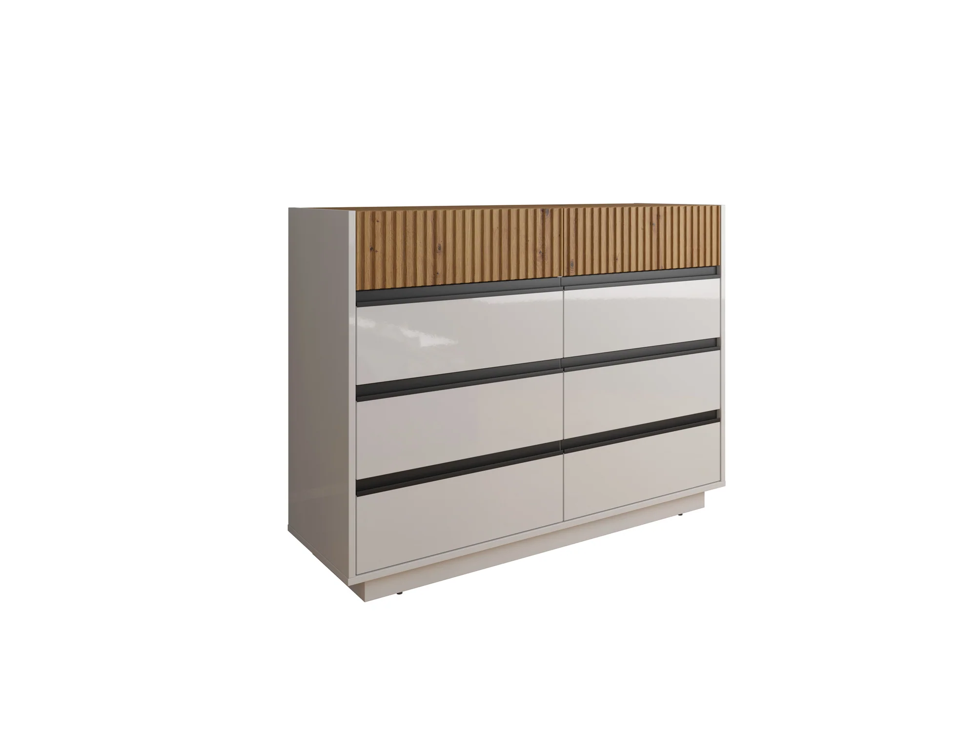 Ladekast Madeline 3 - Wit - 112x40x87 cm - Image 6