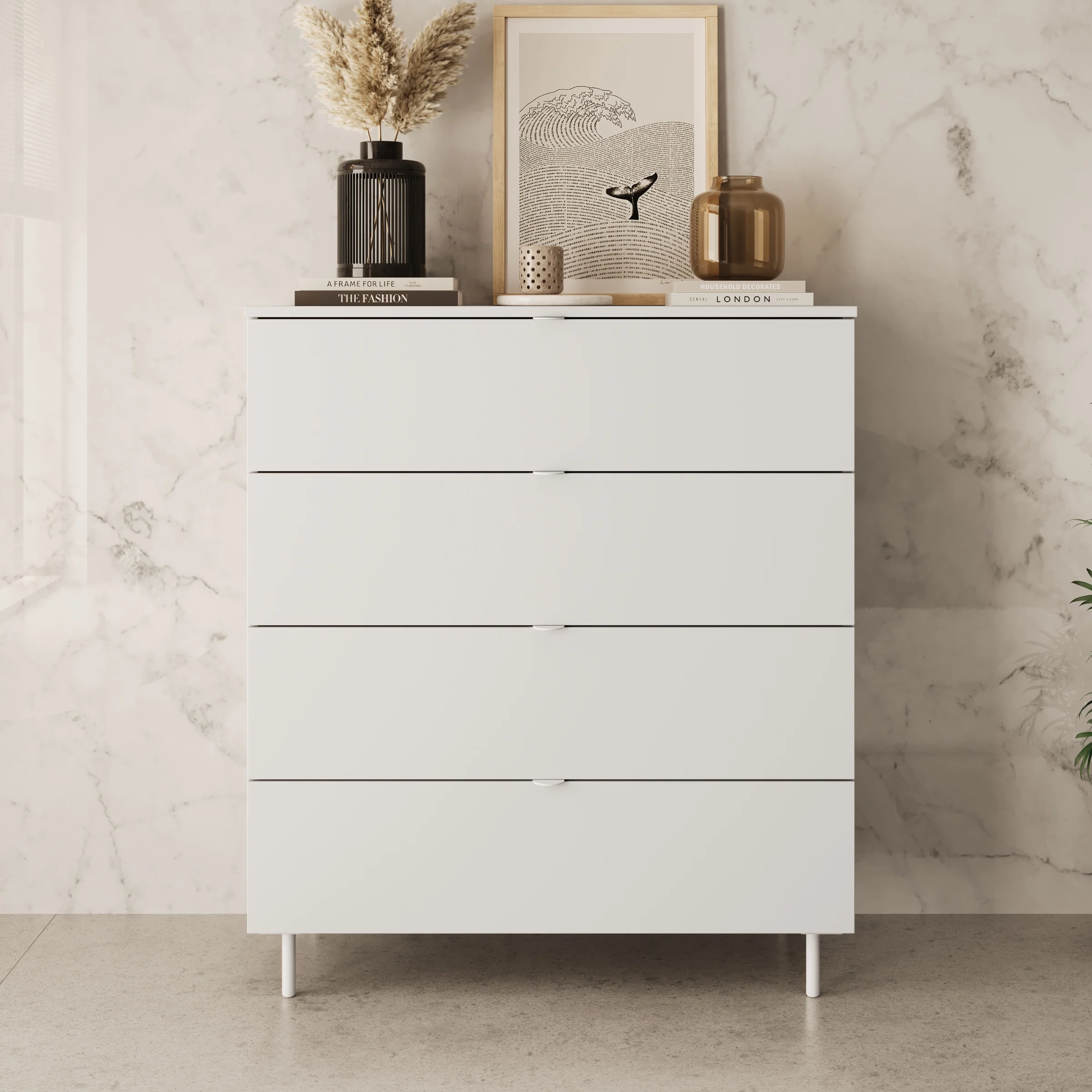 Malvare - Ladekast - Wit - 90x103x41 cm - Image 3