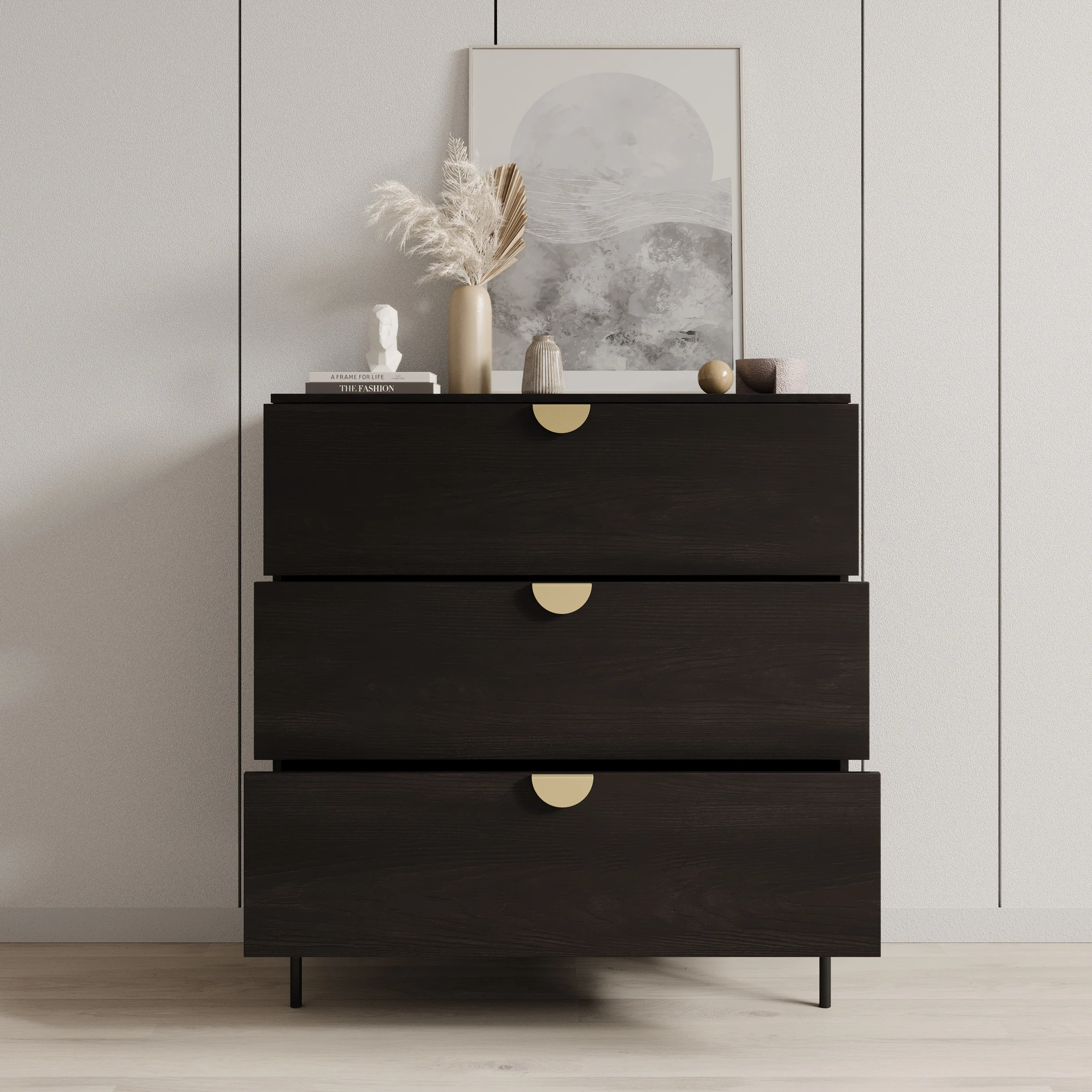 Monor - Ladekast - Zwart - 100x40x107 cm - Image 2