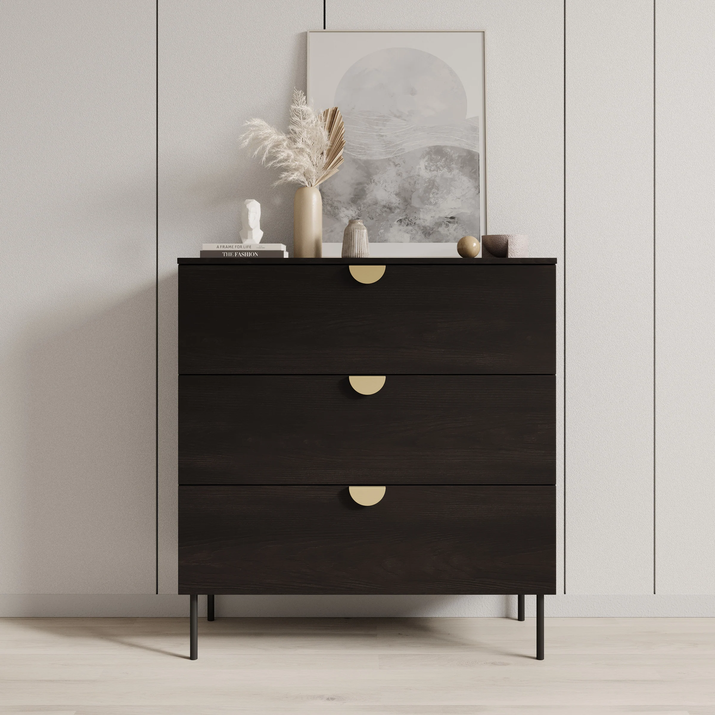 Monor - Ladekast - Zwart - 100x40x107 cm - Image 3