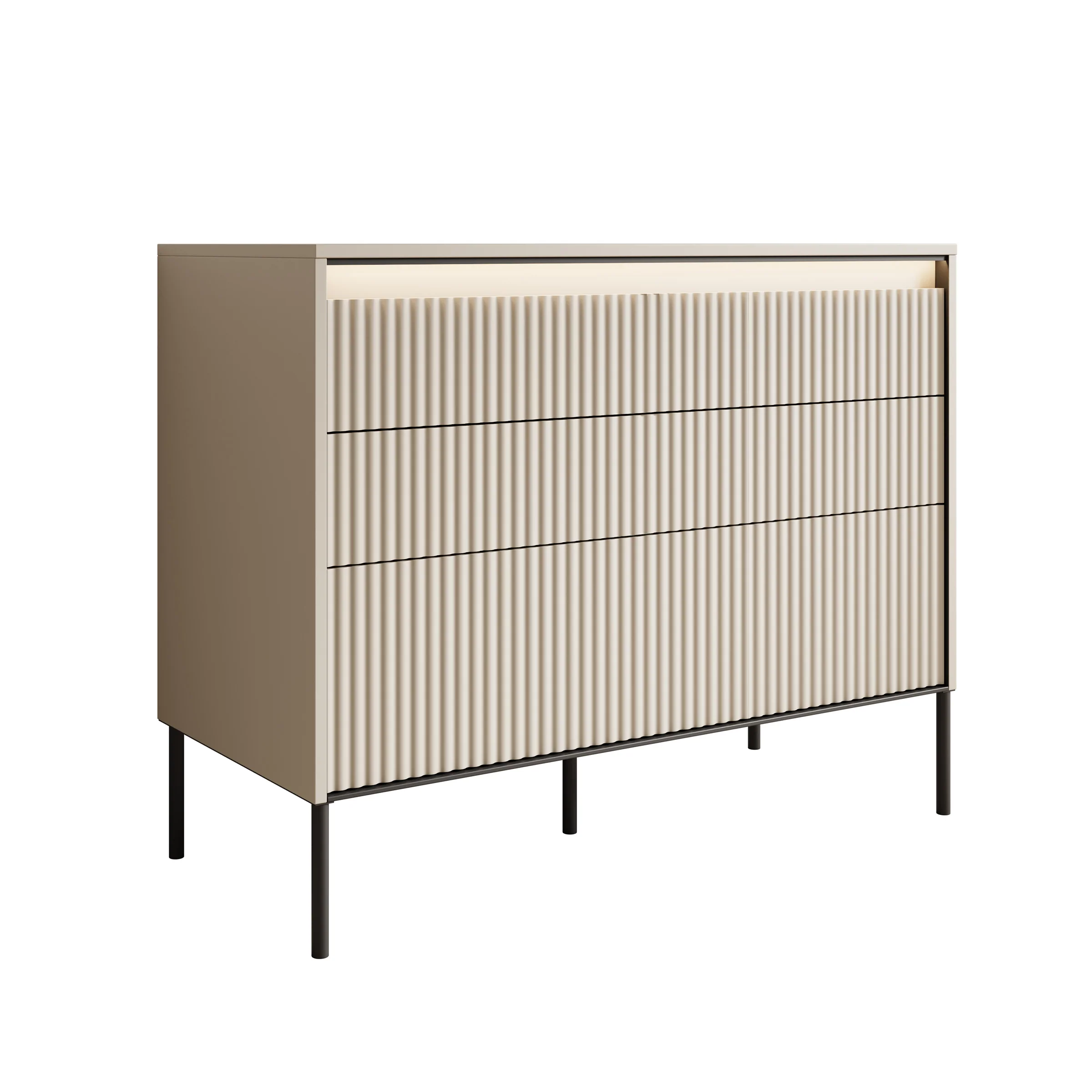 Timoteo - Ladekast - Beige - 104x47x83 cm - Image 7