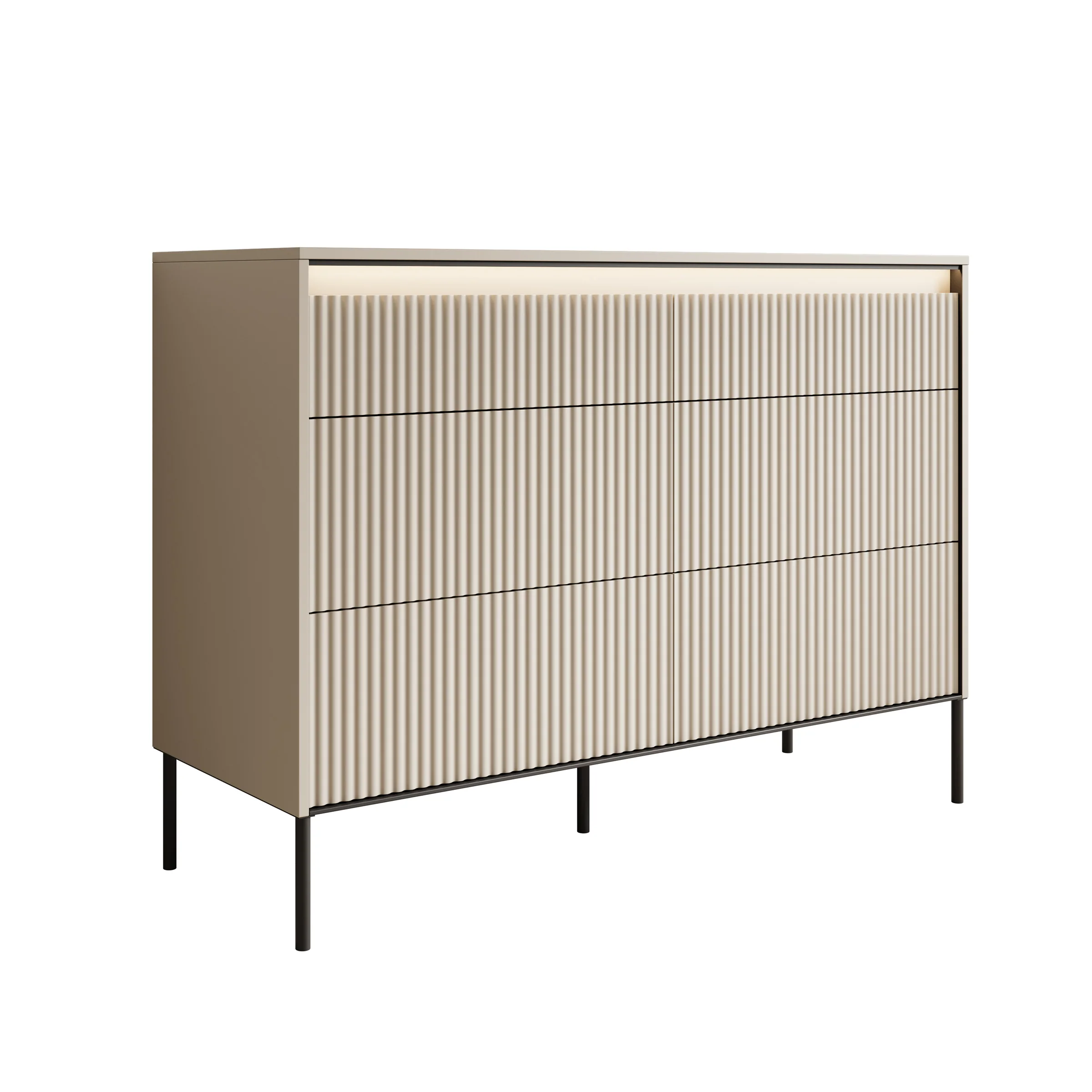 Timoteo - Ladekast - Beige - 130x47x94 cm - Image 7