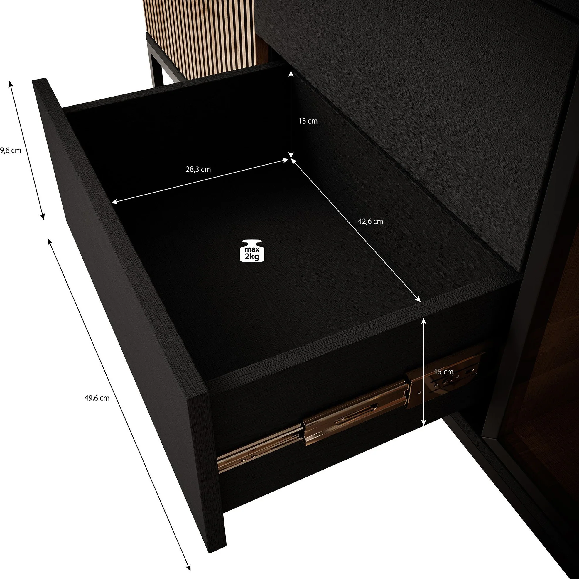 Legend 2 - Dressoir - Beige - 153x39x83 cm - Image 6